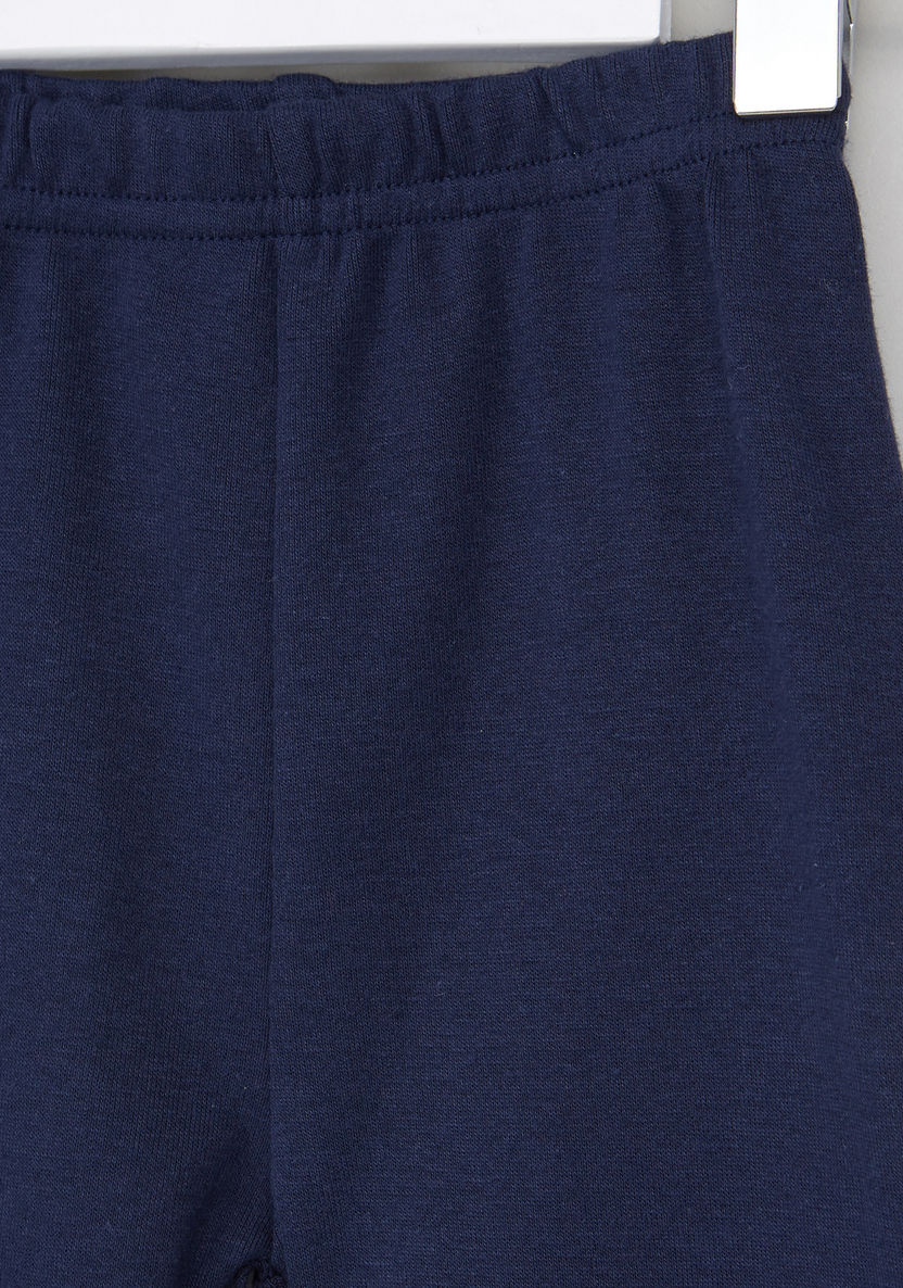Juniors Printed Long Sleeves T-Shirt with Pants-Pyjama Sets-image-3