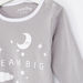 Juniors Printed Long Sleeves T-Shirt and Pyjama Set-Pyjama Sets-thumbnail-2