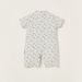 Juniors Print Romper with Round Neck and Short Sleeves-Rompers%2C Dungarees and Jumpsuits-thumbnail-2