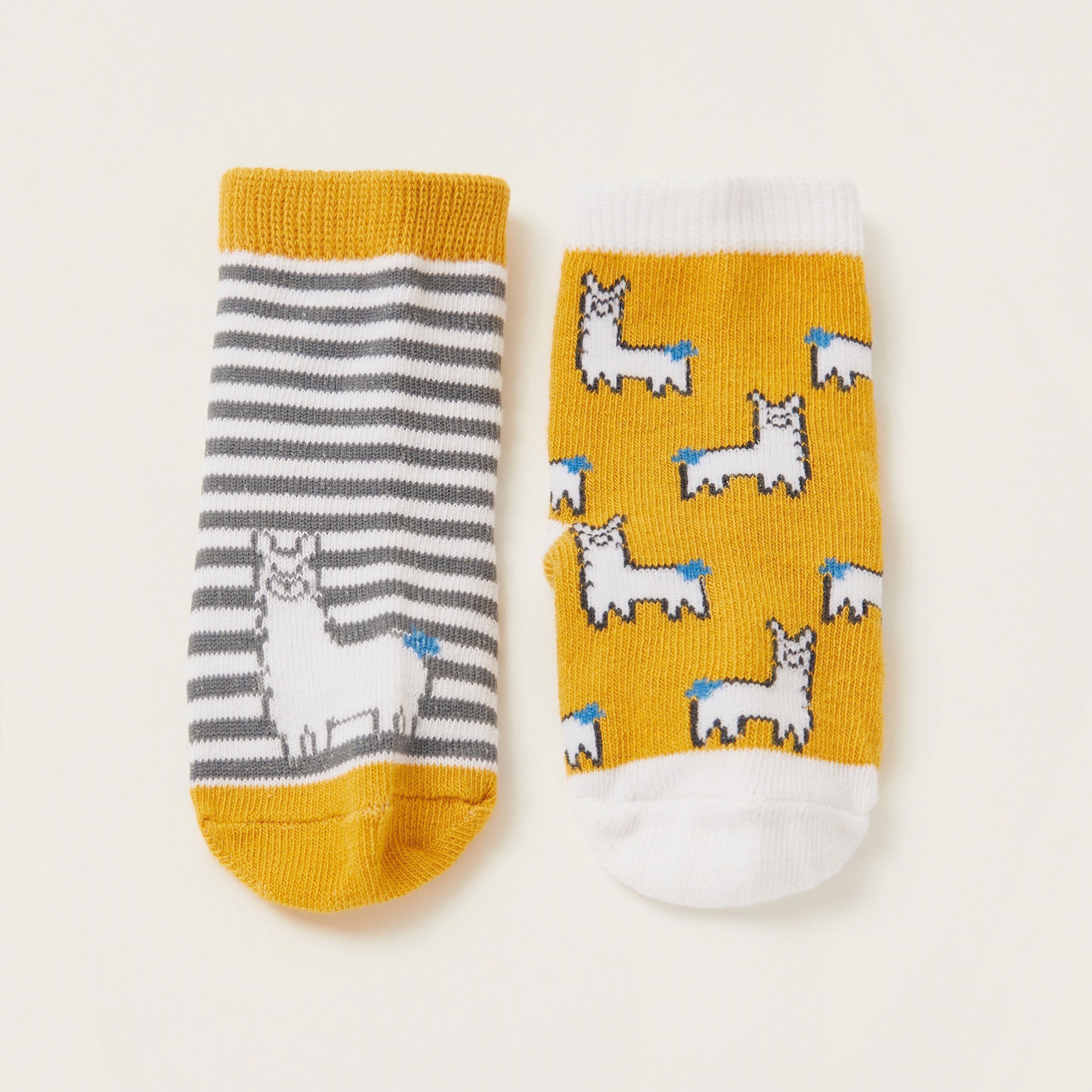 جوارب بحواف مطّاطية وطبعات من جونيورز- طقم من زوجين-baby-boys-clothing-multipacks-image-1