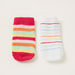 Juniors Striped Ankle Length Socks - Set of 2-Socks-thumbnail-0