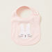 Juniors Bunny Embroidered Bib with Press Button Closure-Bibs and Burp Cloths-thumbnail-1