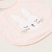 Juniors Bunny Embroidered Bib with Press Button Closure-Bibs and Burp Cloths-thumbnail-2