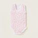 Juniors Printed Sleeveless Bodysuit - Pack of 3-Multipacks-thumbnail-3