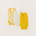 Juniors 3-Piece Printed Sleeveless Bodysuit Set-Bodysuits-thumbnail-0