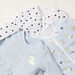 Juniors Printed Sleepsuit with Long Sleeves - Set of 3-Sleepsuits-thumbnail-4