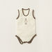 Juniors Printed Sleeveless Bodysuit with Press Button Closure - Set of  3-Bodysuits-thumbnail-1