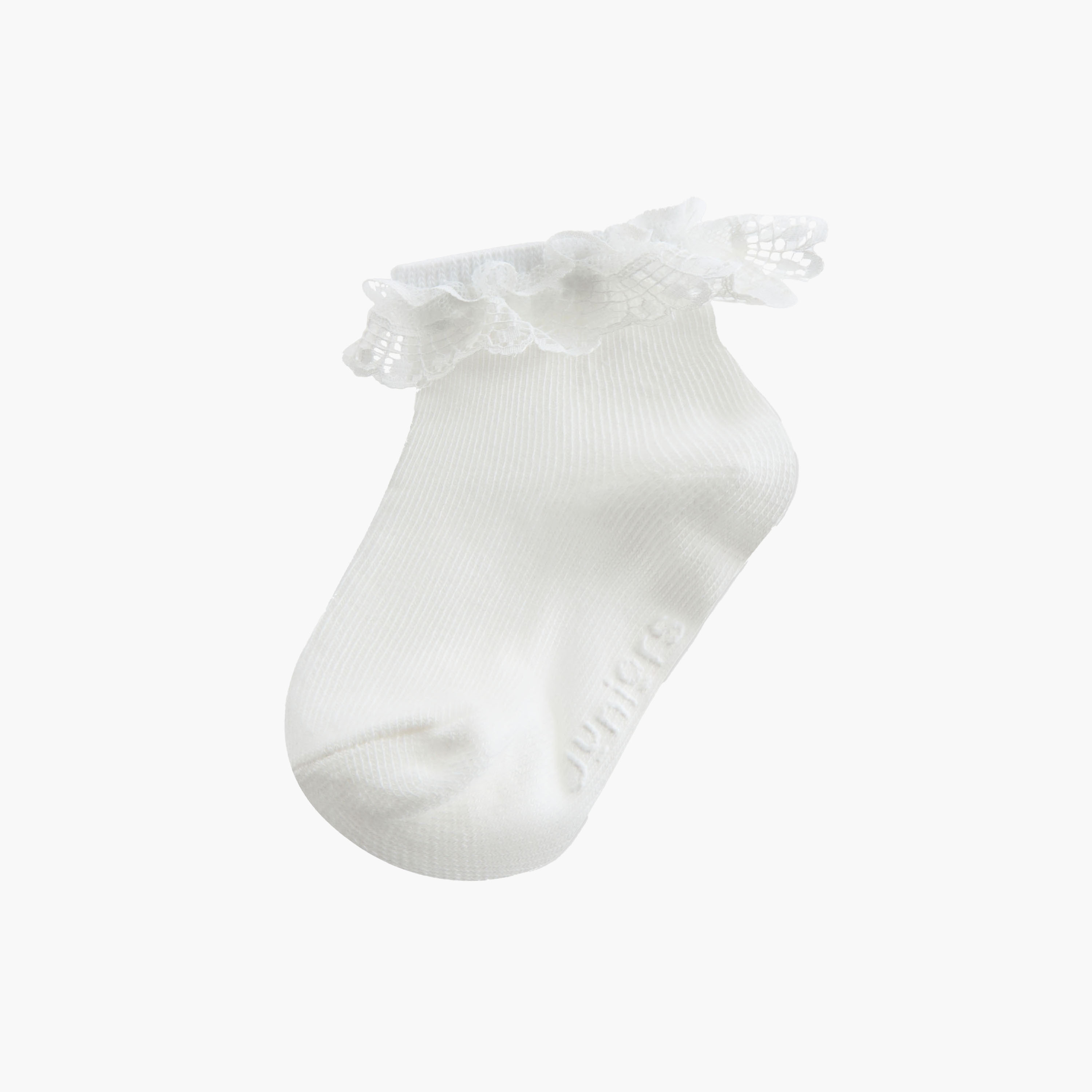 جوارب بارزة الملمس بتفاصيل دانتيل من جونيورز - طقم من قطعتين-promo_babyshop_Buy3for10_QAT230426-image-2
