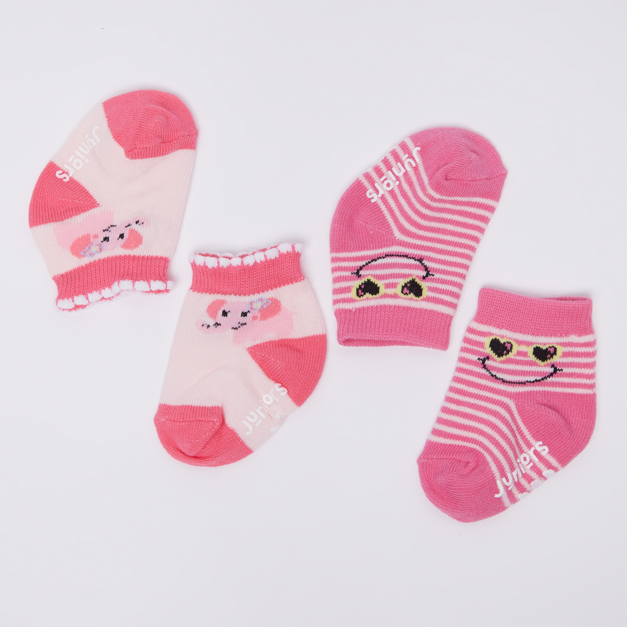 Juniors Printed Socks - Set of 2-baby-girls-accessories-socks-image-2