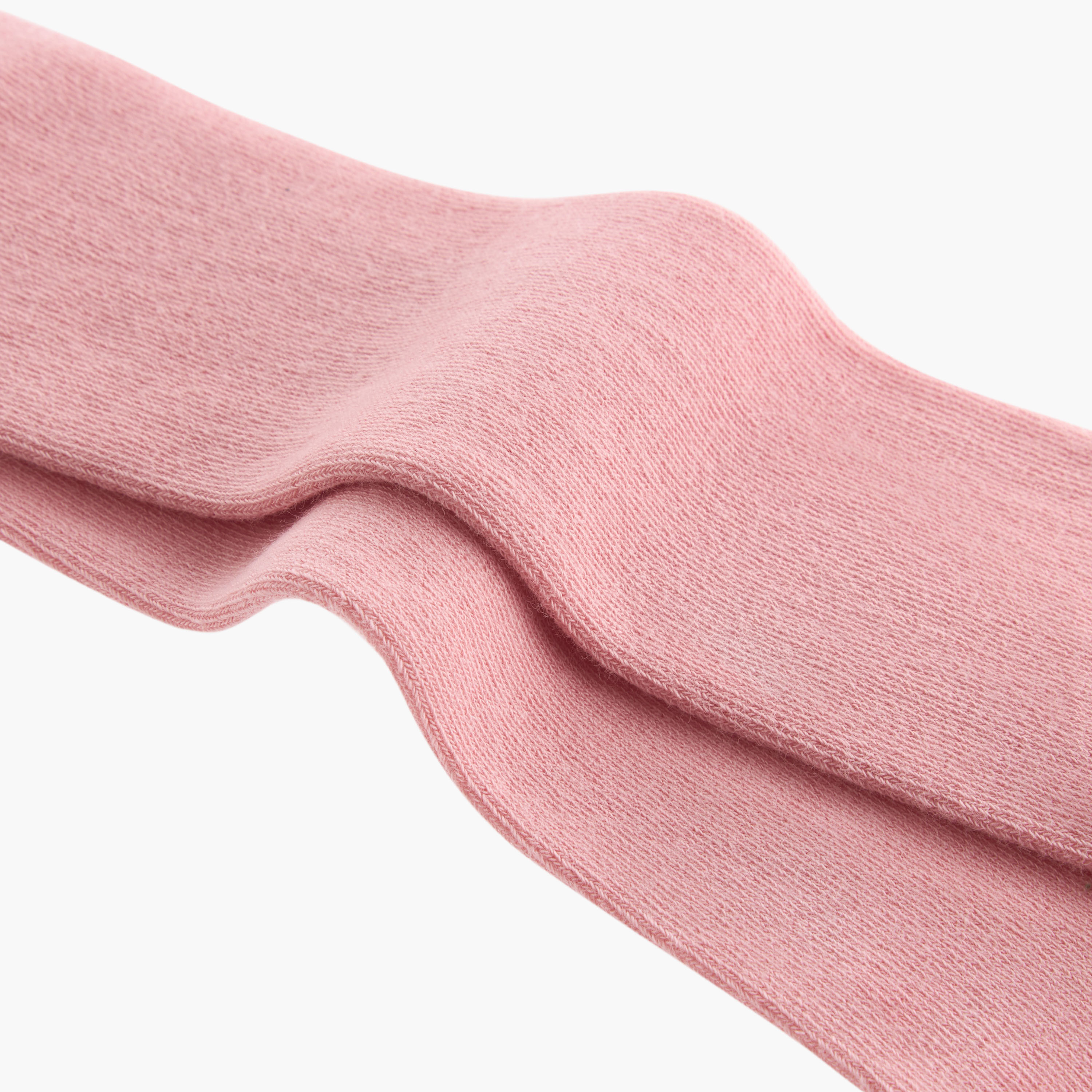 Juniors Textured Tights with Elasticised Waistband-baby-girls-accessories-socks-image-3