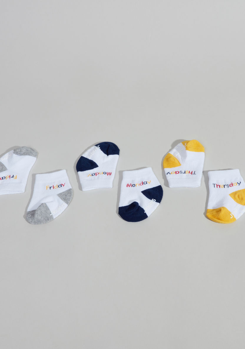 Juniors Printed Ankle Length Socks - Set of 6-Multipacks-image-2