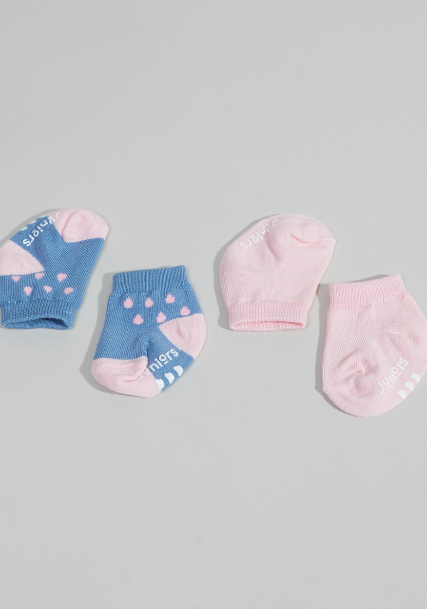 Juniors Infant 2-Piece Printed Ankle Length Socks-Socks-image-1