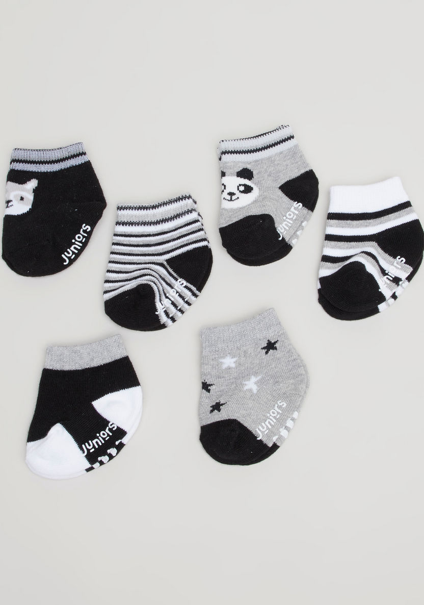 Juniors Printed Infant Socks - Set of 6-Multipacks-image-0