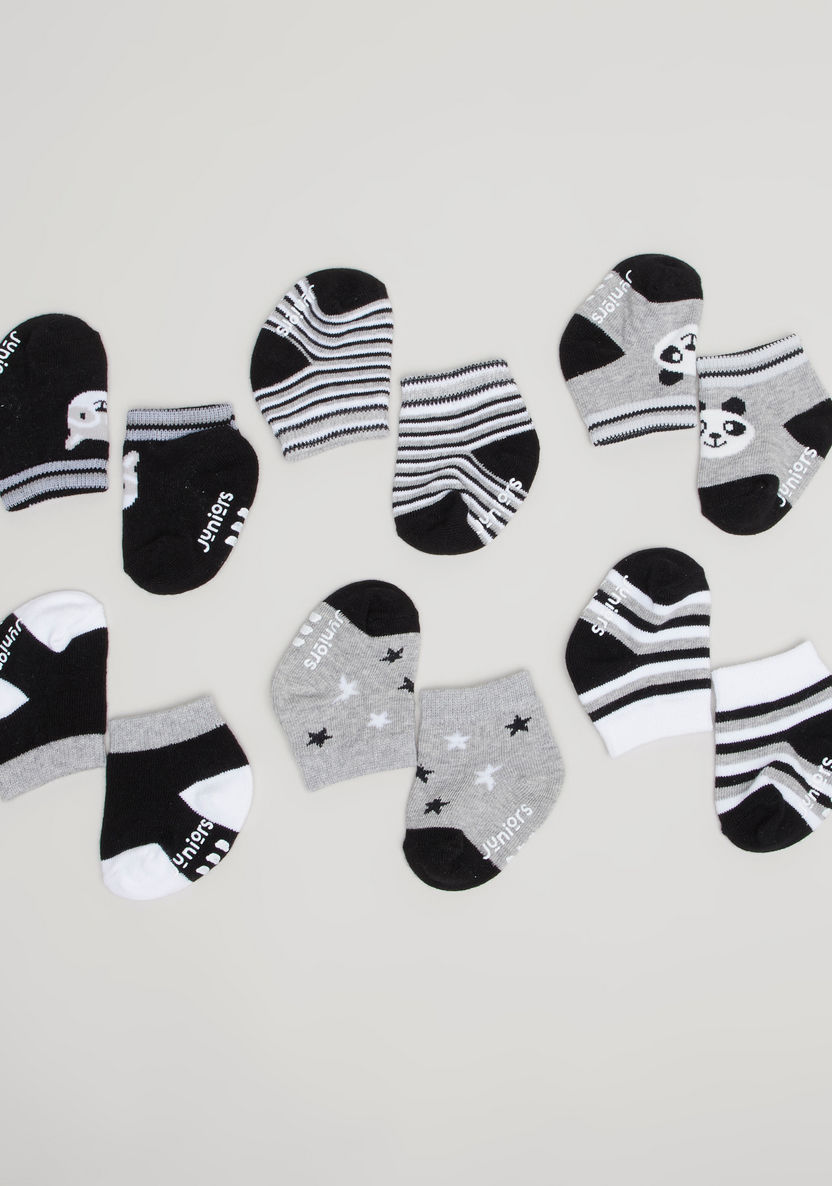 Juniors Printed Infant Socks - Set of 6-Multipacks-image-1