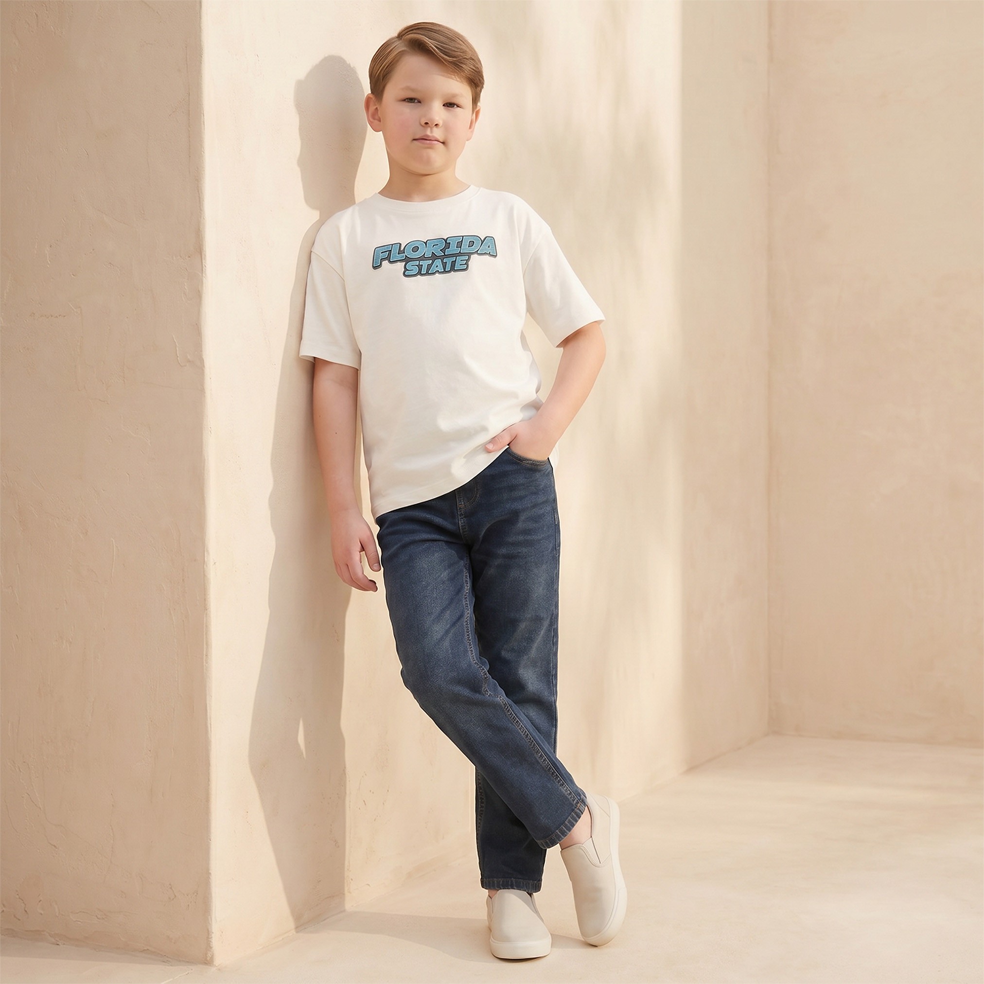 بنطلون جينز بخصر متوسط الارتفاع وجيوب من جونيورز-boys-clothing-bottoms-jeans-image-2