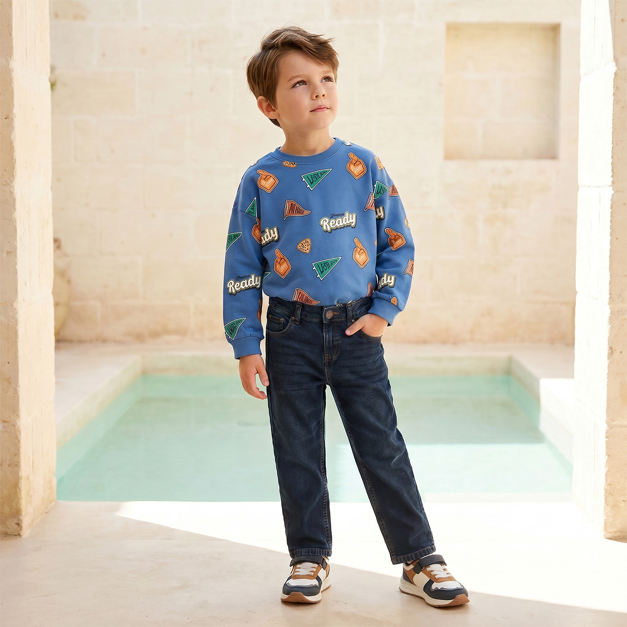 Juniors Jeans with Pockets-boys-clothing-bottoms-jeans-image-2