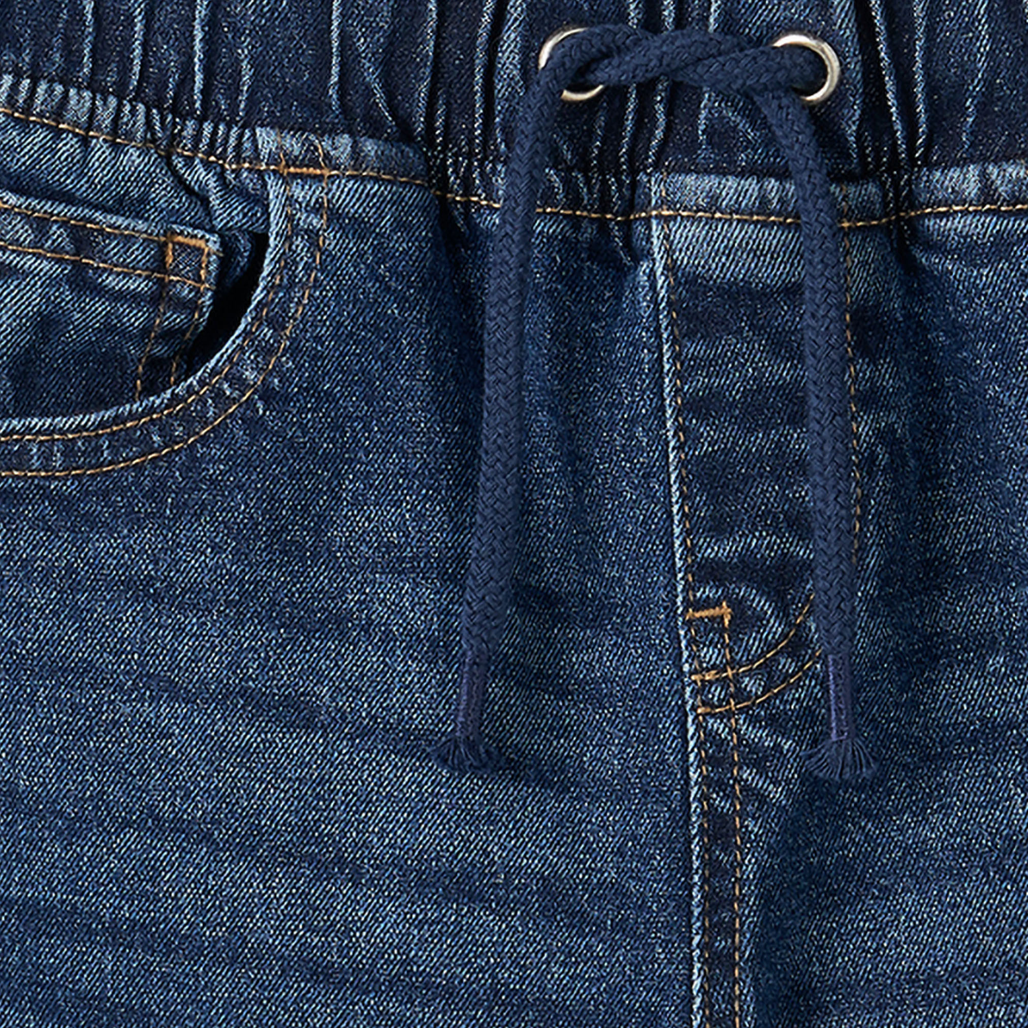 Juniors Drawstring Waistband Jeans with Pockets-boys-clothing-bottoms-jeans-image-4