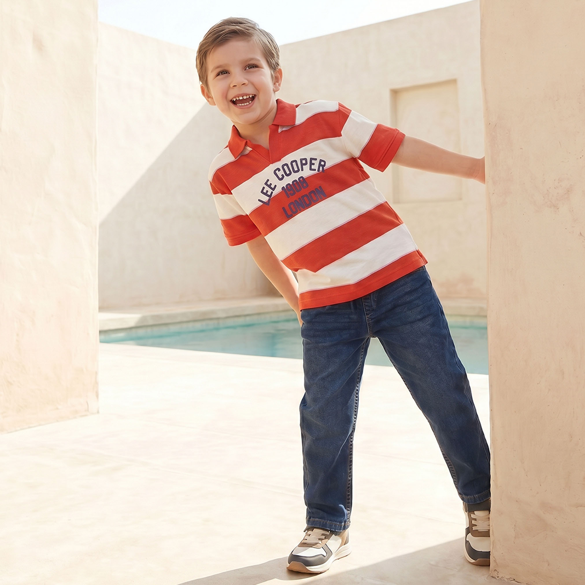 Juniors Drawstring Waistband Jeans with Pockets-boys-clothing-bottoms-jeans-image-5