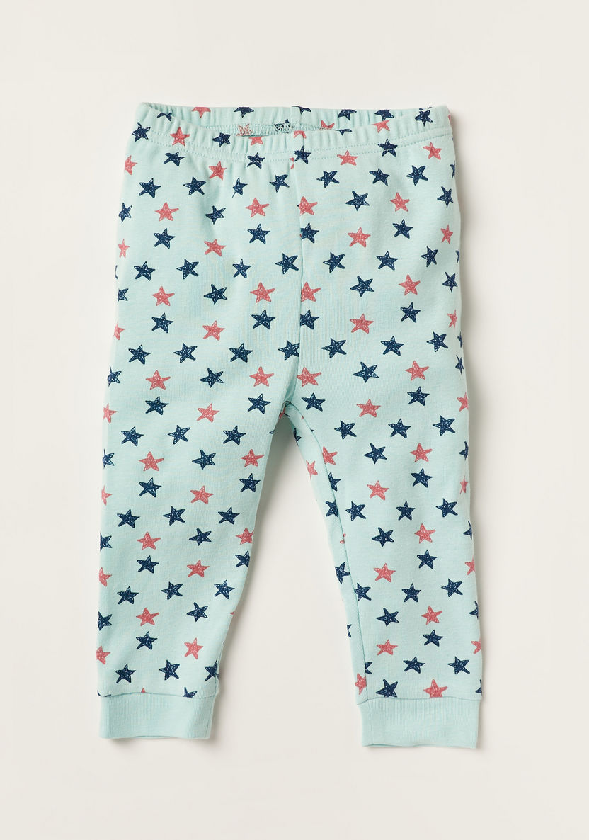 Juniors Embroidered Long Sleeve T-shirt and Pyjama Set-Pyjama Sets-image-2