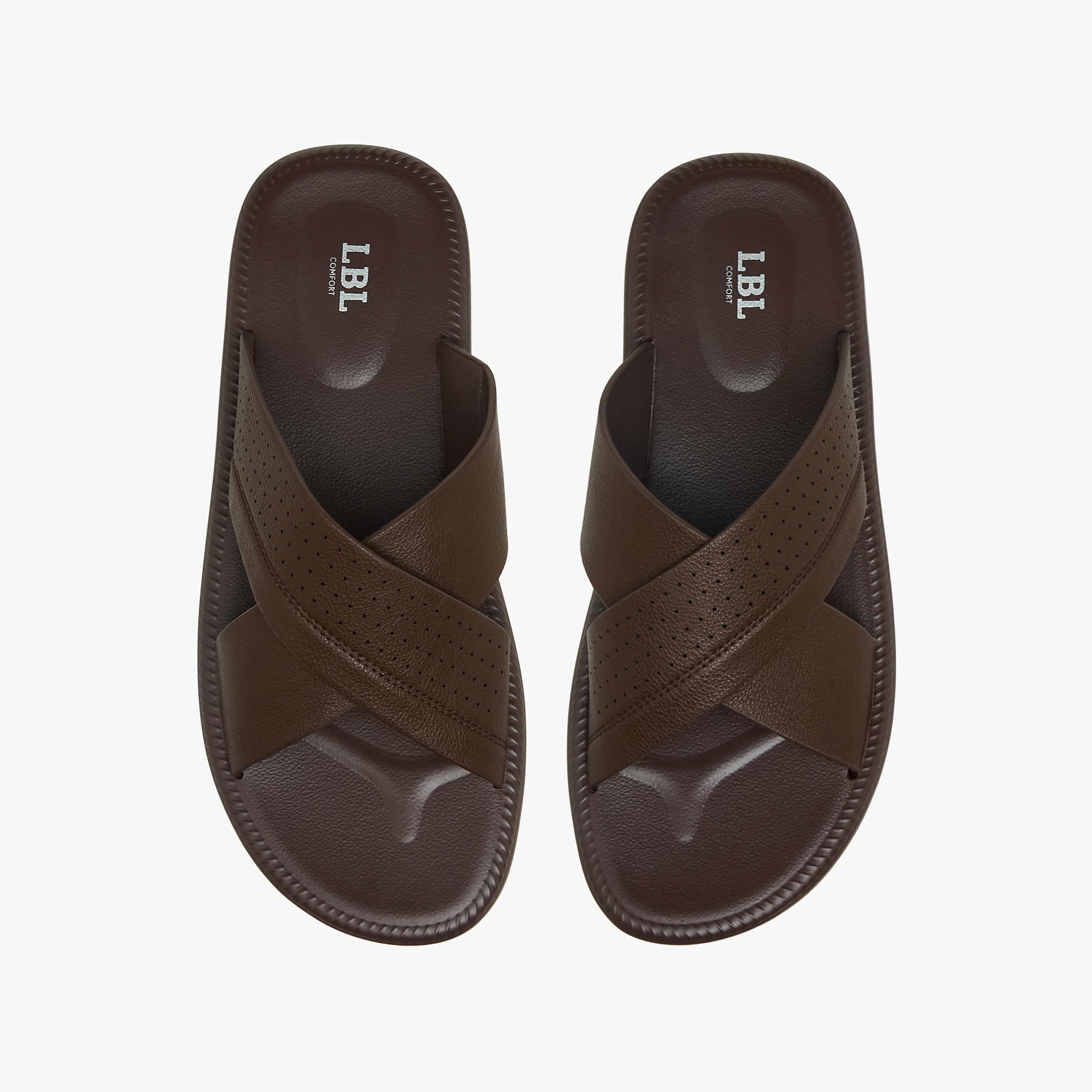 LBL by Shoexpress Men Cross Strap Comfort Sandals-men-shoes-sandals-image-1