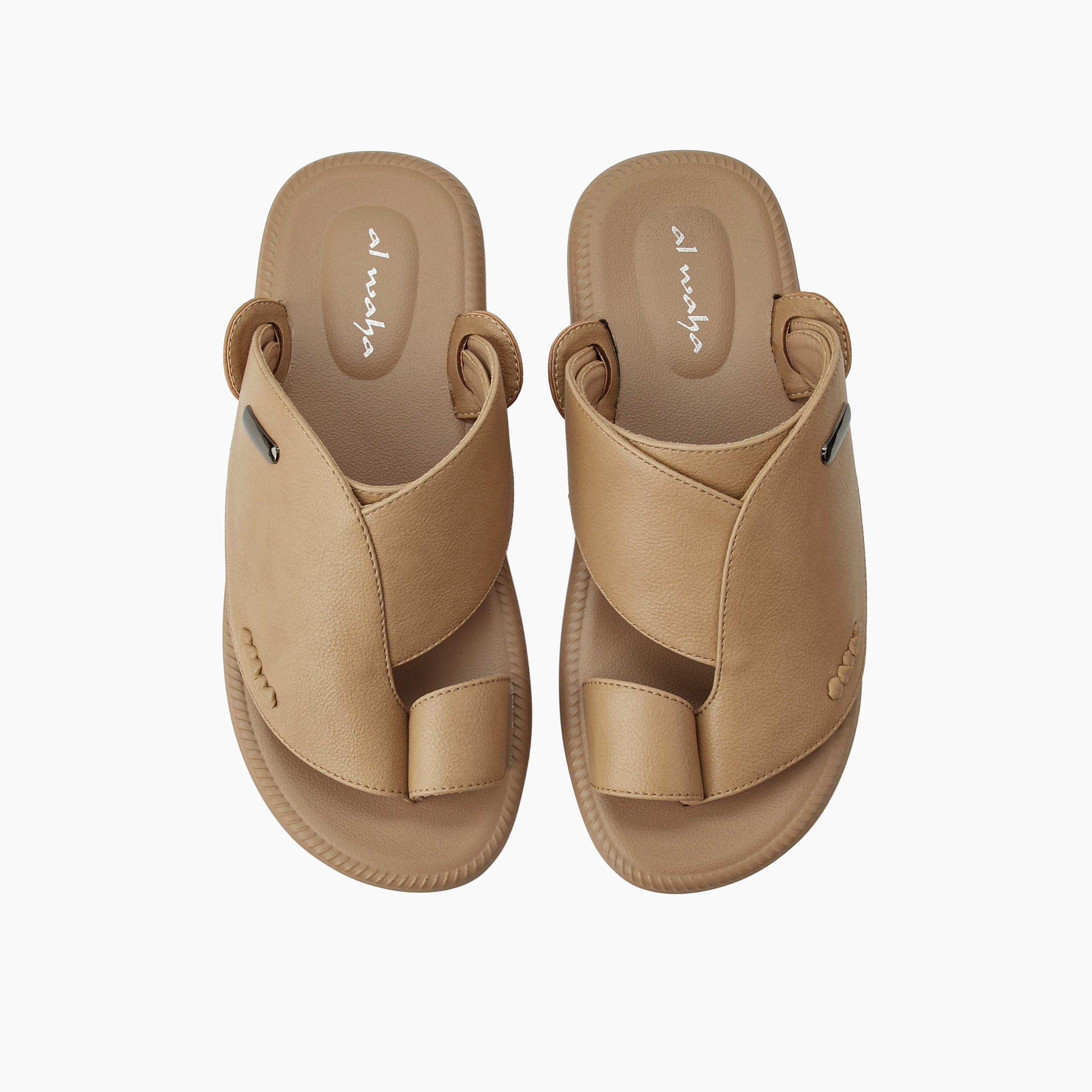 صندل عربي للرجال بتصميم سهل الارتداء من الواحة-men-shoes-sandals-image-1