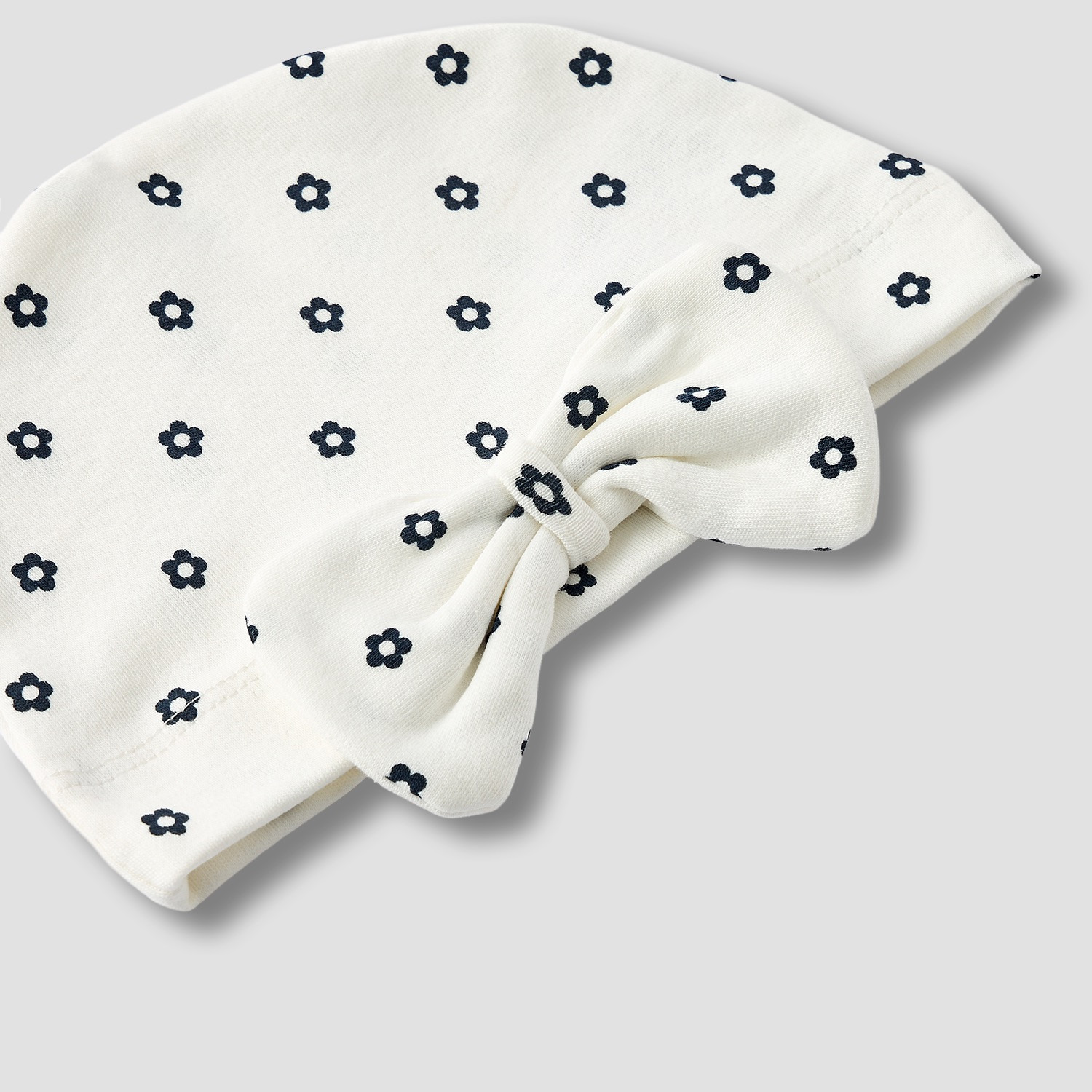 Juniors Cap with Floral Print-baby-girls-accessories-caps-image-3