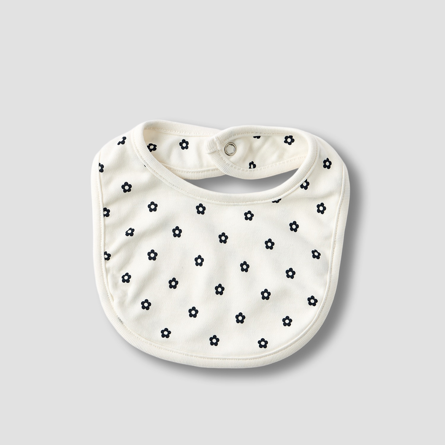Juniors Baby Bib with Floral Print-baby-feeding-bibs-image-1