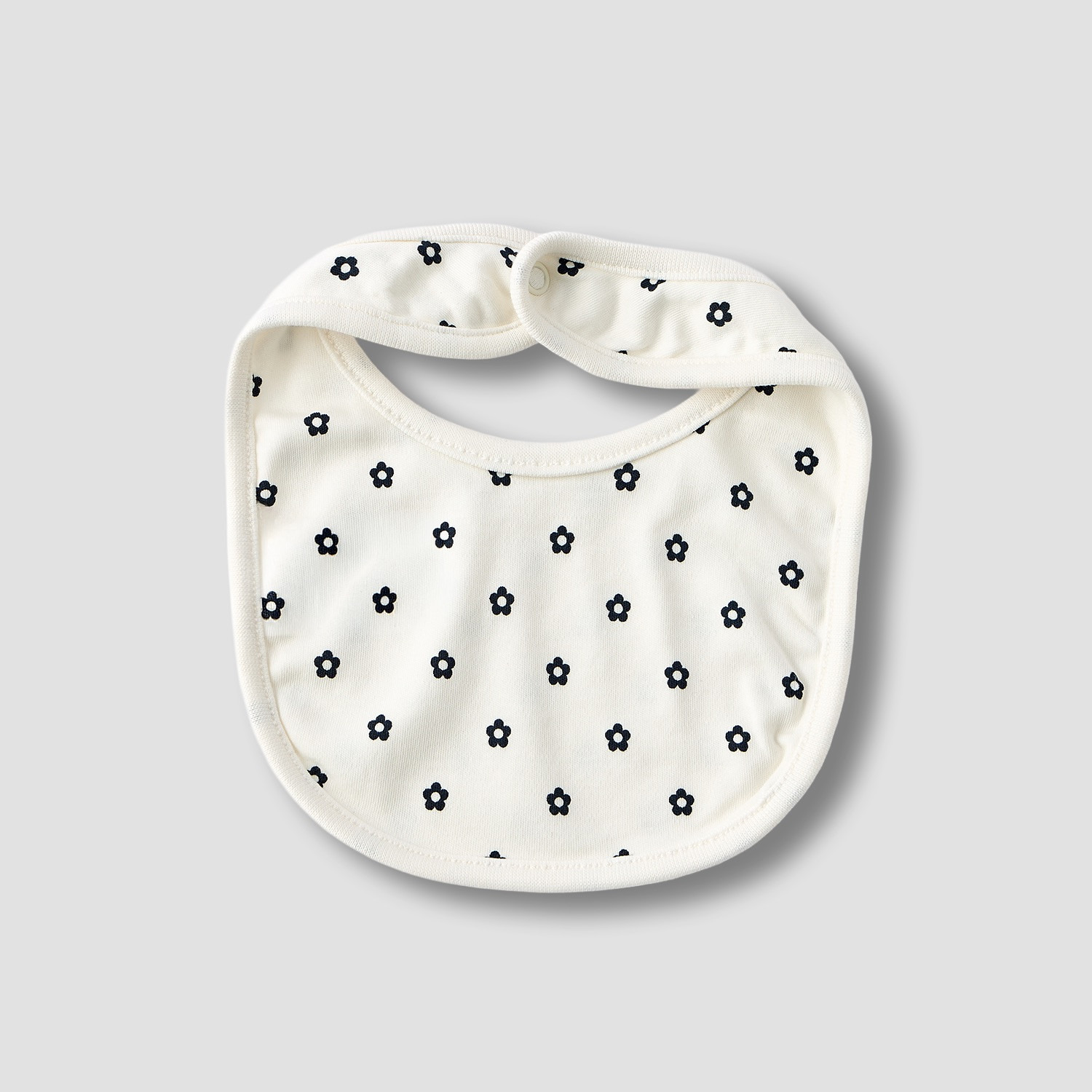 Juniors Baby Bib with Floral Print-baby-feeding-bibs-image-2