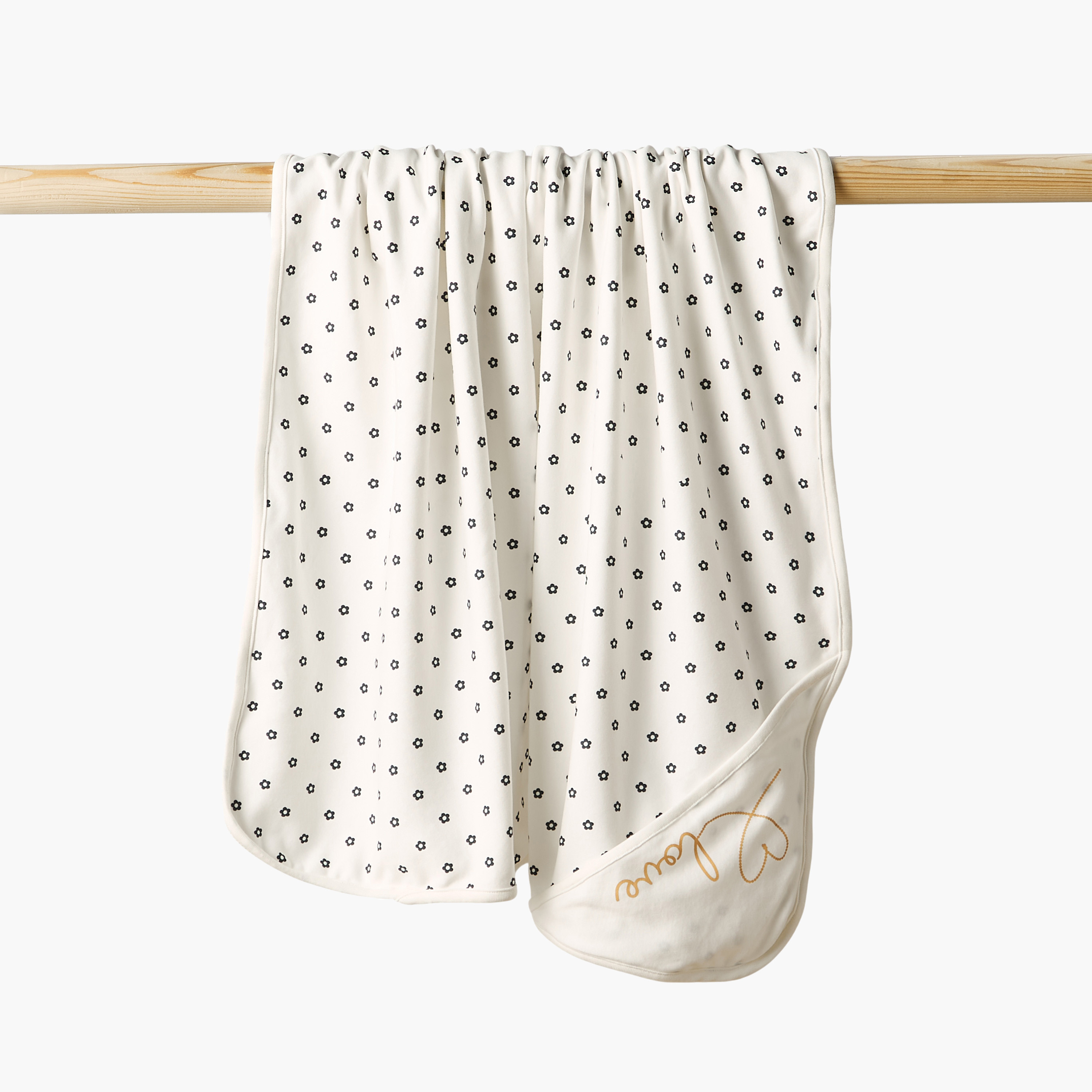 Juniors Receiving Blanket with Floral Print-baby-nursery-blanketsandswaddles-receivingblankets-image-1