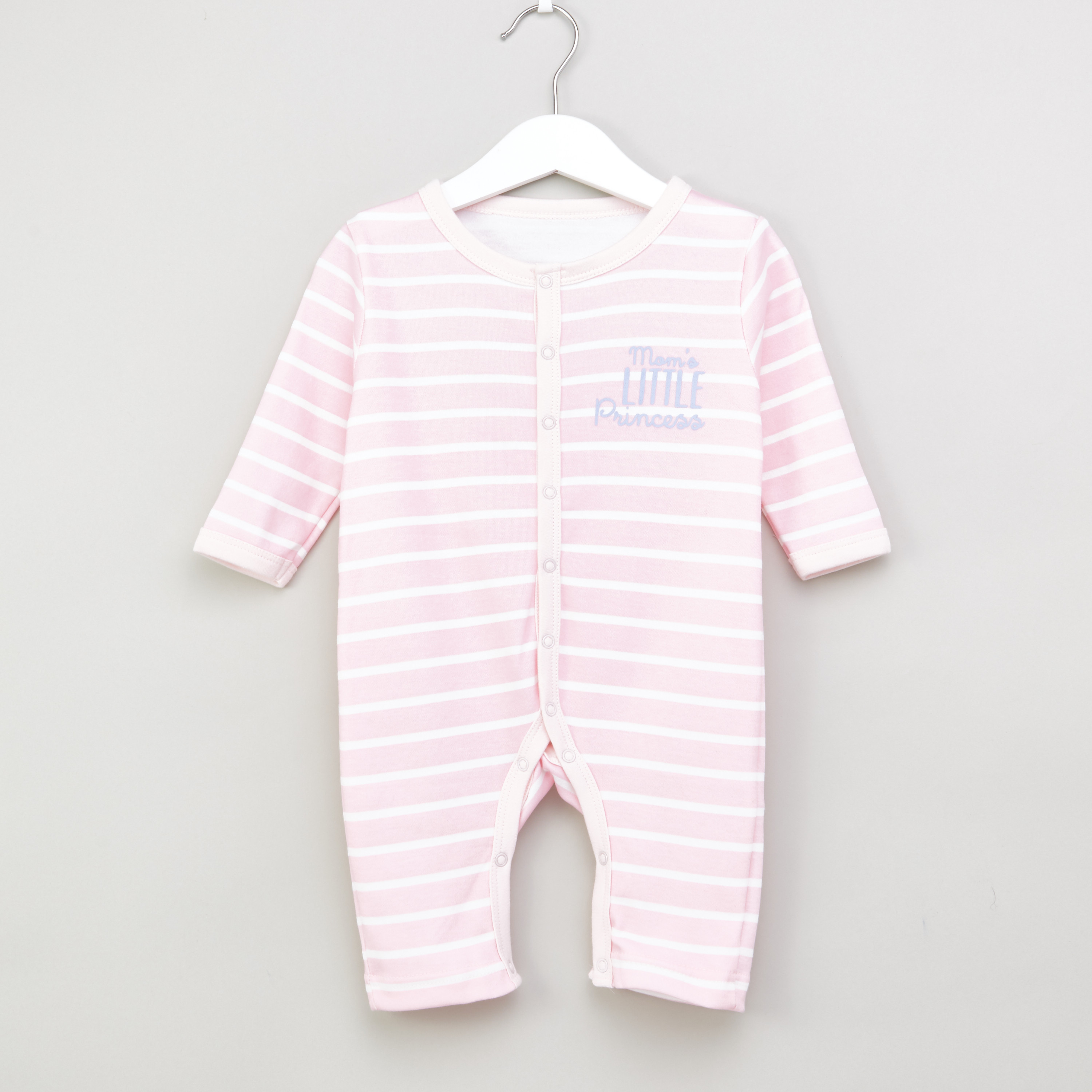 Juniors Printed Open Feet Sleepsuit - Set of 3-baby-girls-clothing-nightwear-sleepsuits-image-2