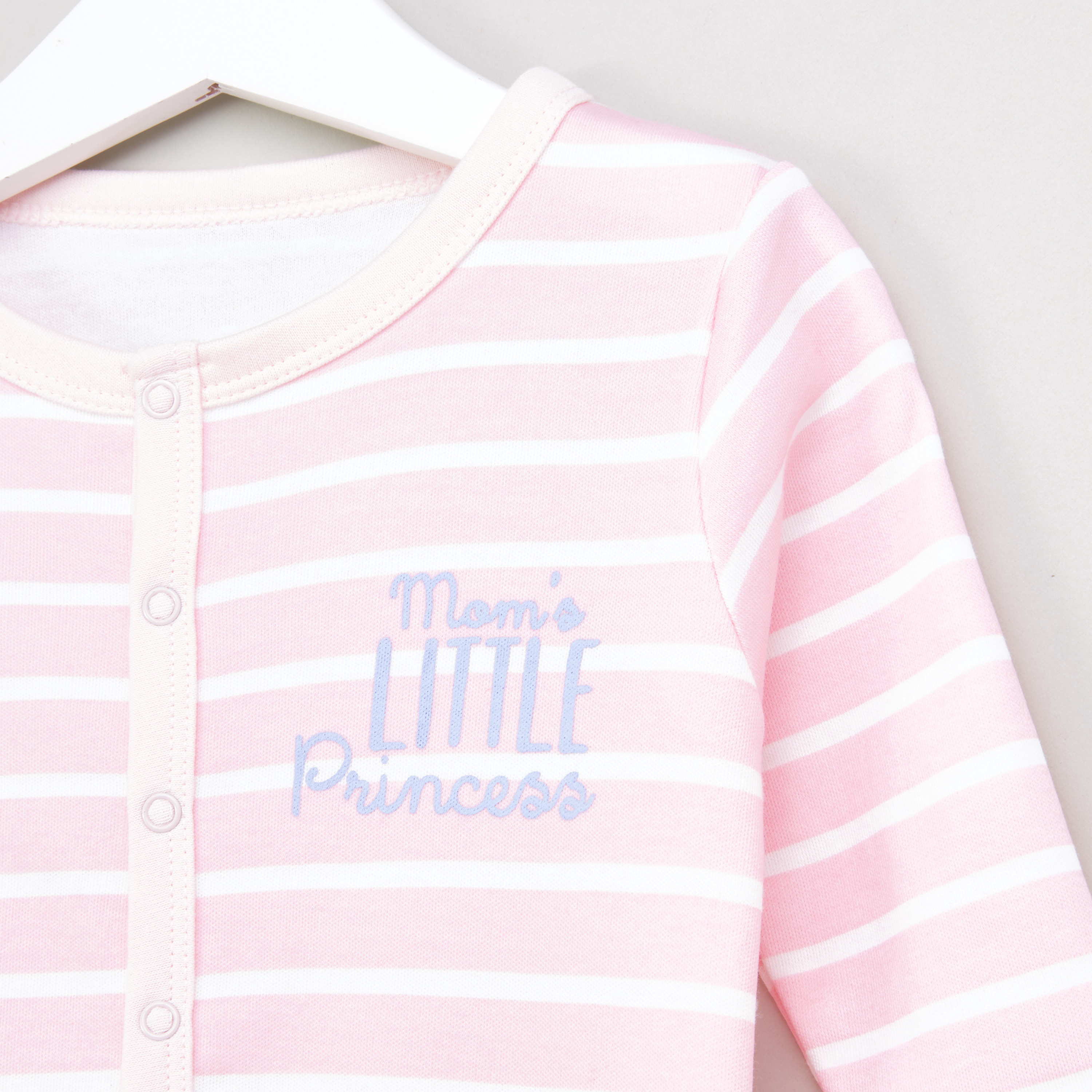 Juniors Printed Open Feet Sleepsuit - Set of 3-baby-girls-clothing-nightwear-sleepsuits-image-3