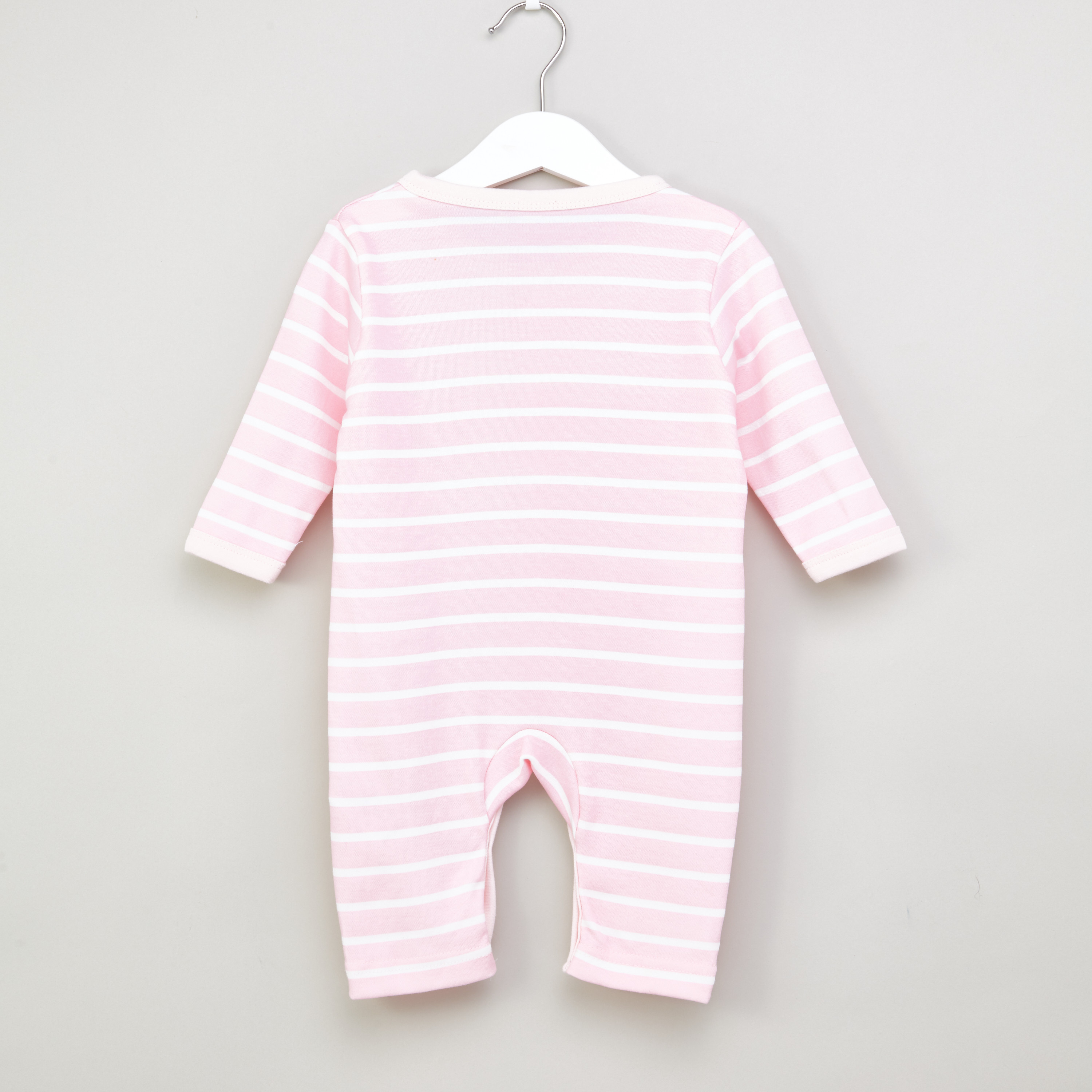 Juniors Printed Open Feet Sleepsuit - Set of 3-baby-girls-clothing-nightwear-sleepsuits-image-4