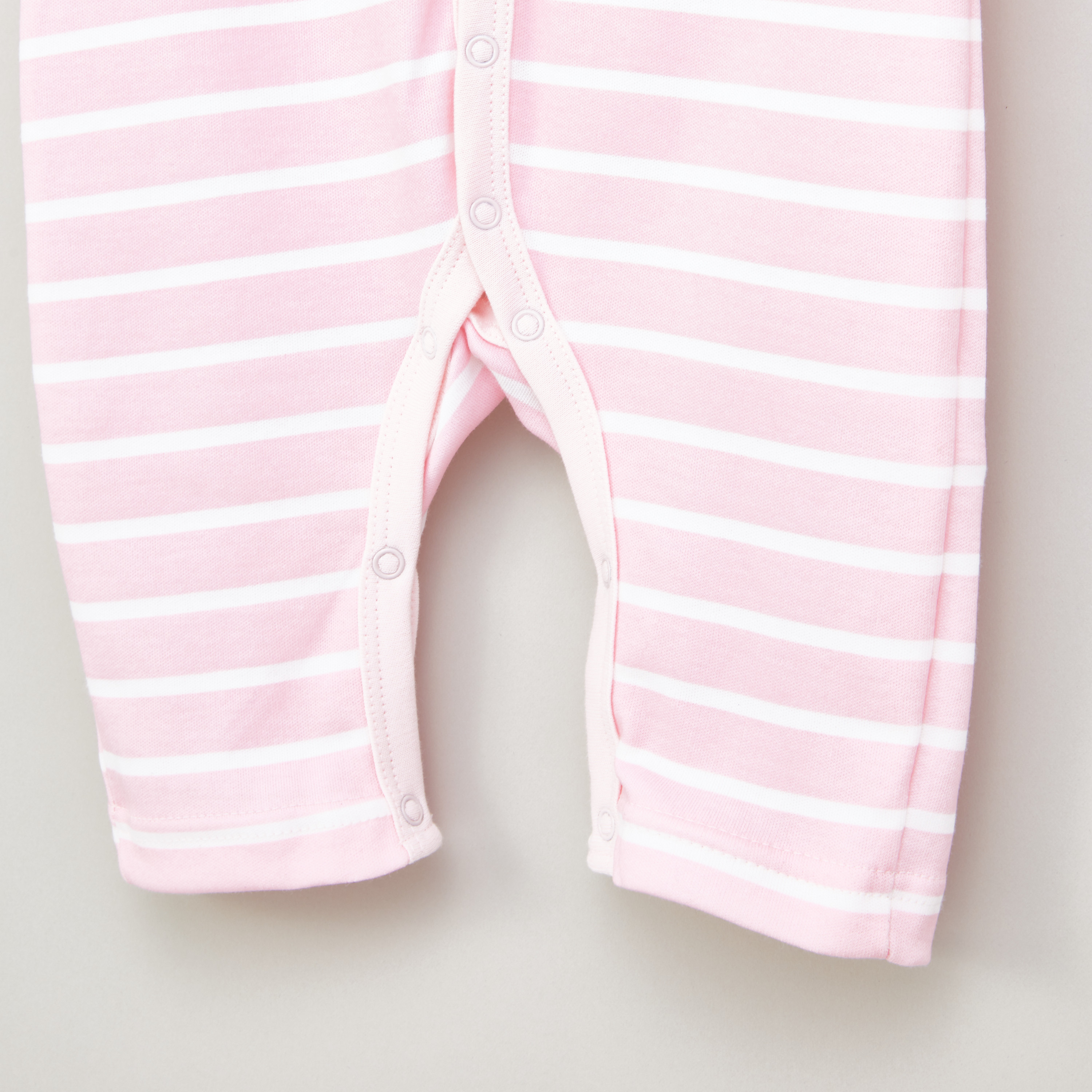 Juniors Printed Open Feet Sleepsuit - Set of 3-baby-girls-clothing-nightwear-sleepsuits-image-5