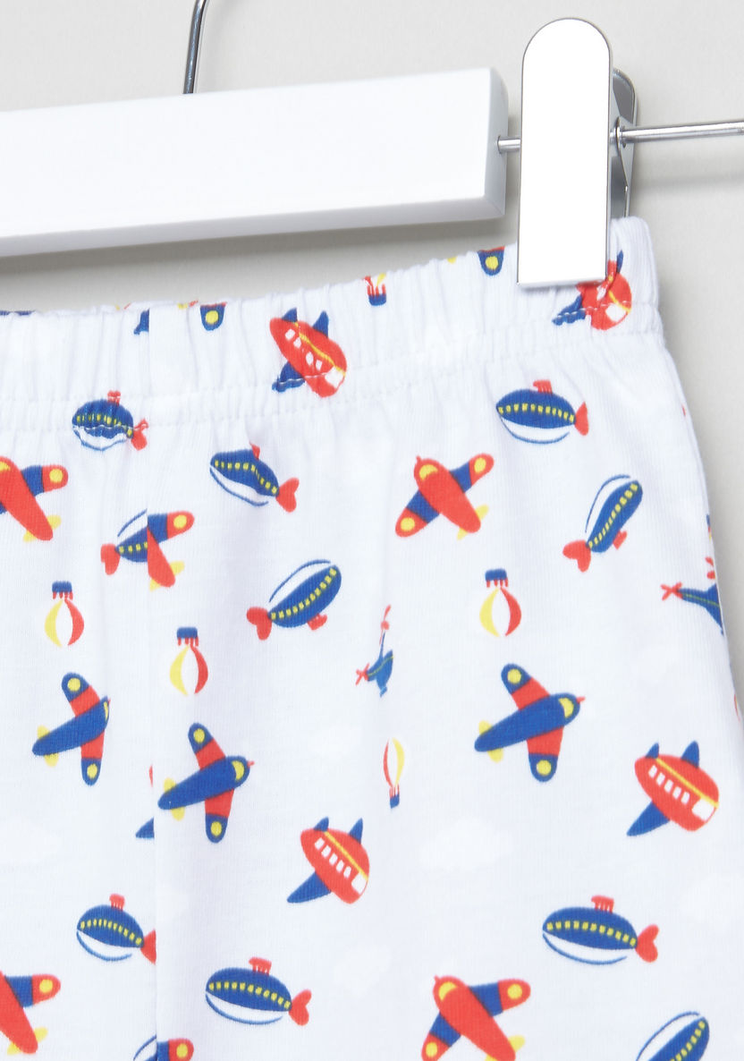 Juniors Printed Shirt and Pyjama Set-Pyjama Sets-image-4