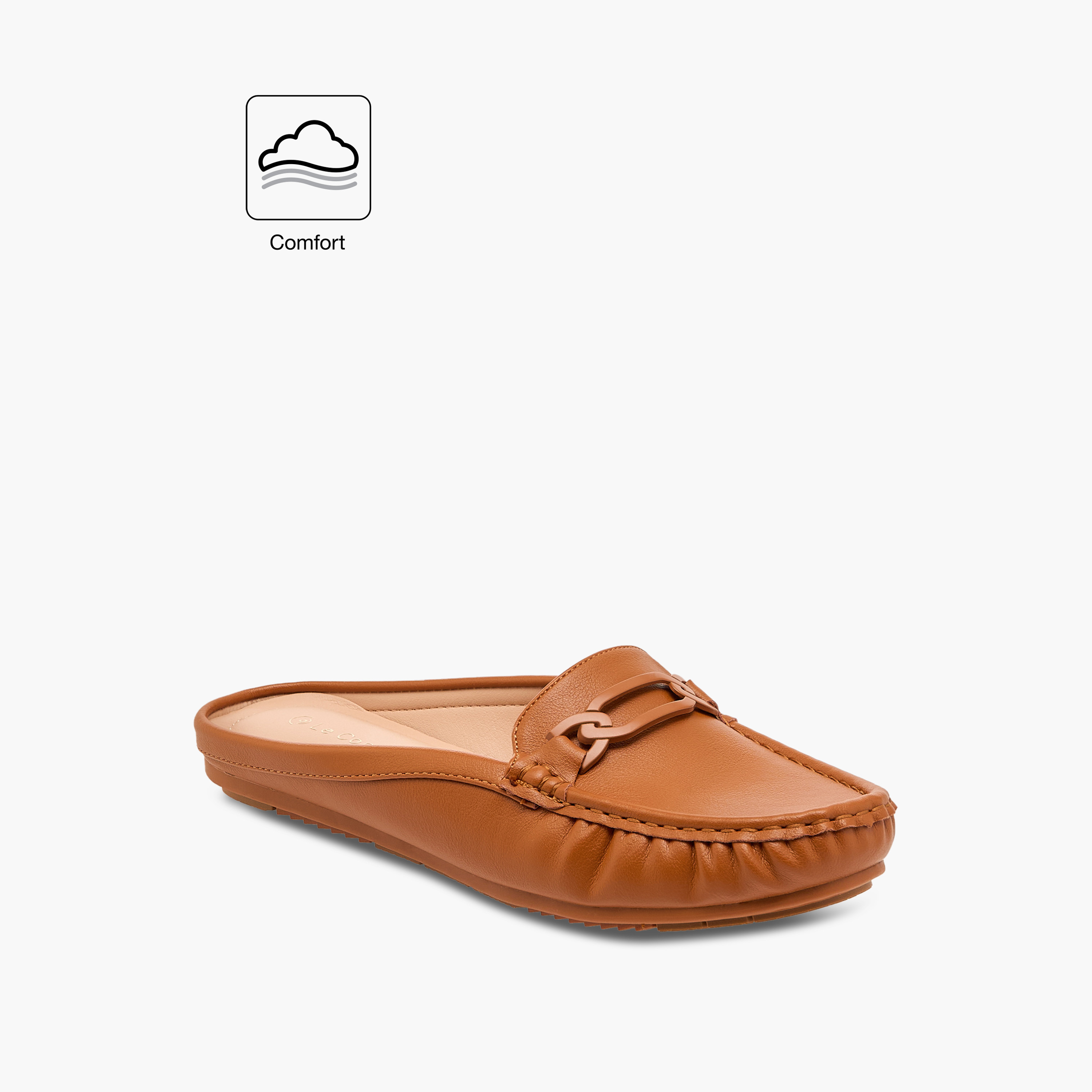 Le Confort Metal Accent Slip-On Comfort Mules-women-shoes-flats-mules-image-2