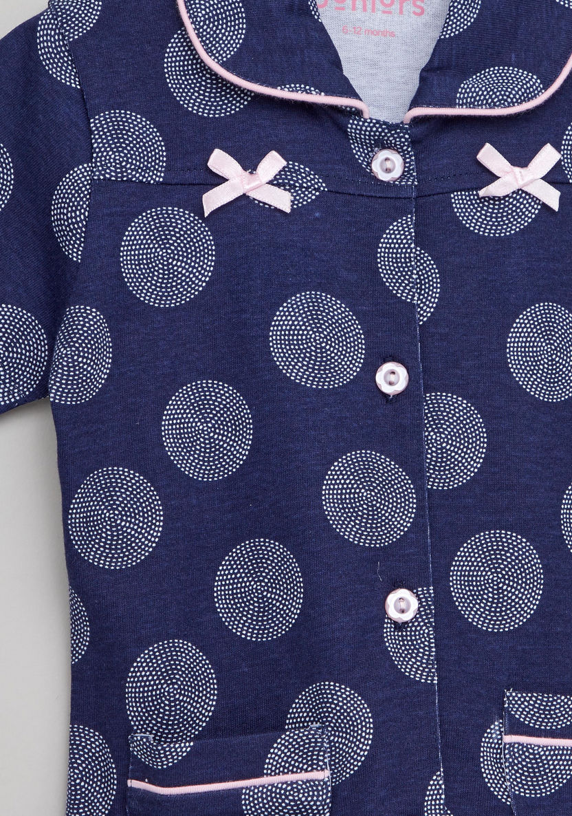 Juniors Printed Shirt and Pyjama Set-Pyjama Sets-image-2