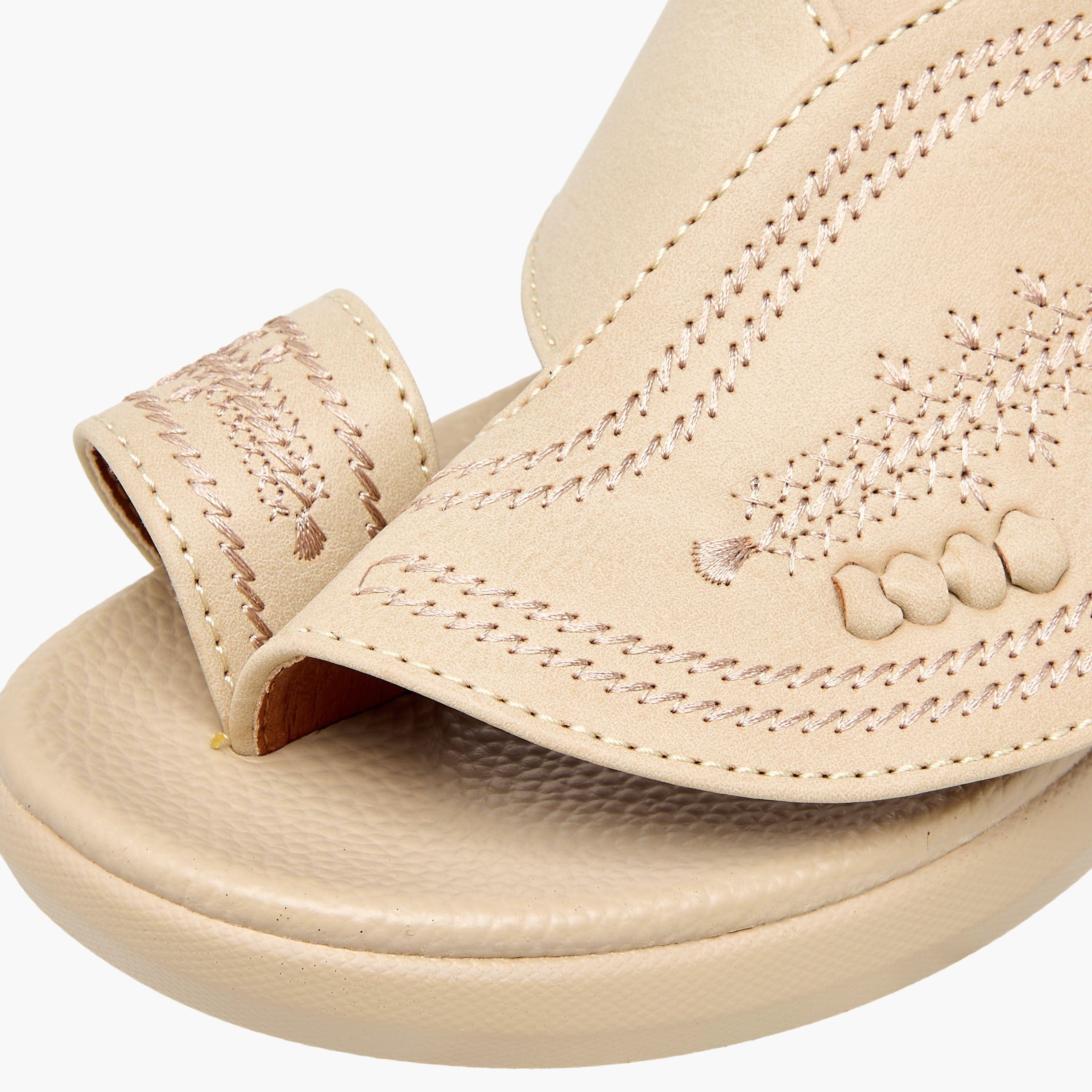 Al Waha Boys Toe Loop Detail Arabic Sandals-boys-shoes-sandals-image-4