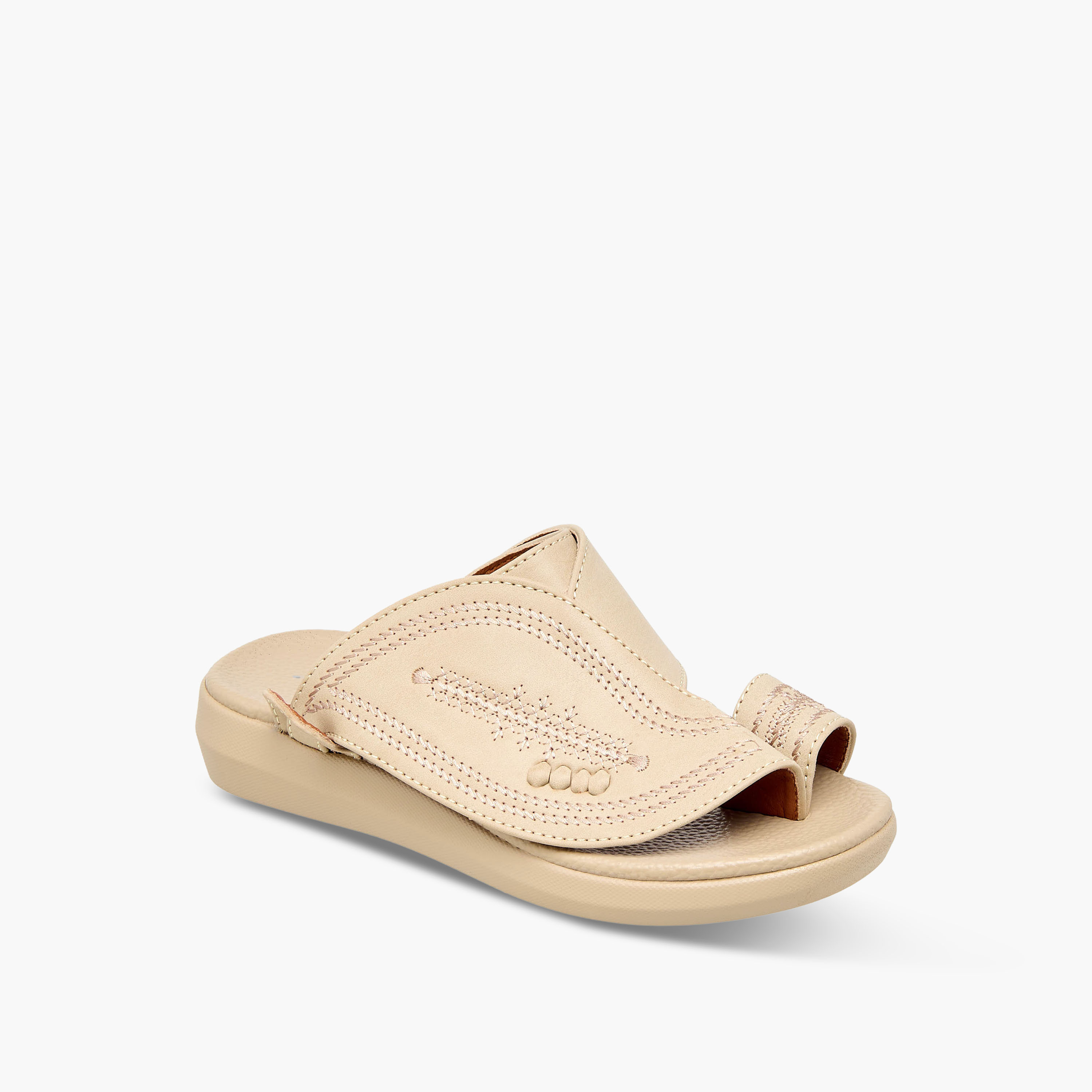 Embossed Slip-On Sandals-boys-shoes-sandals-image-2