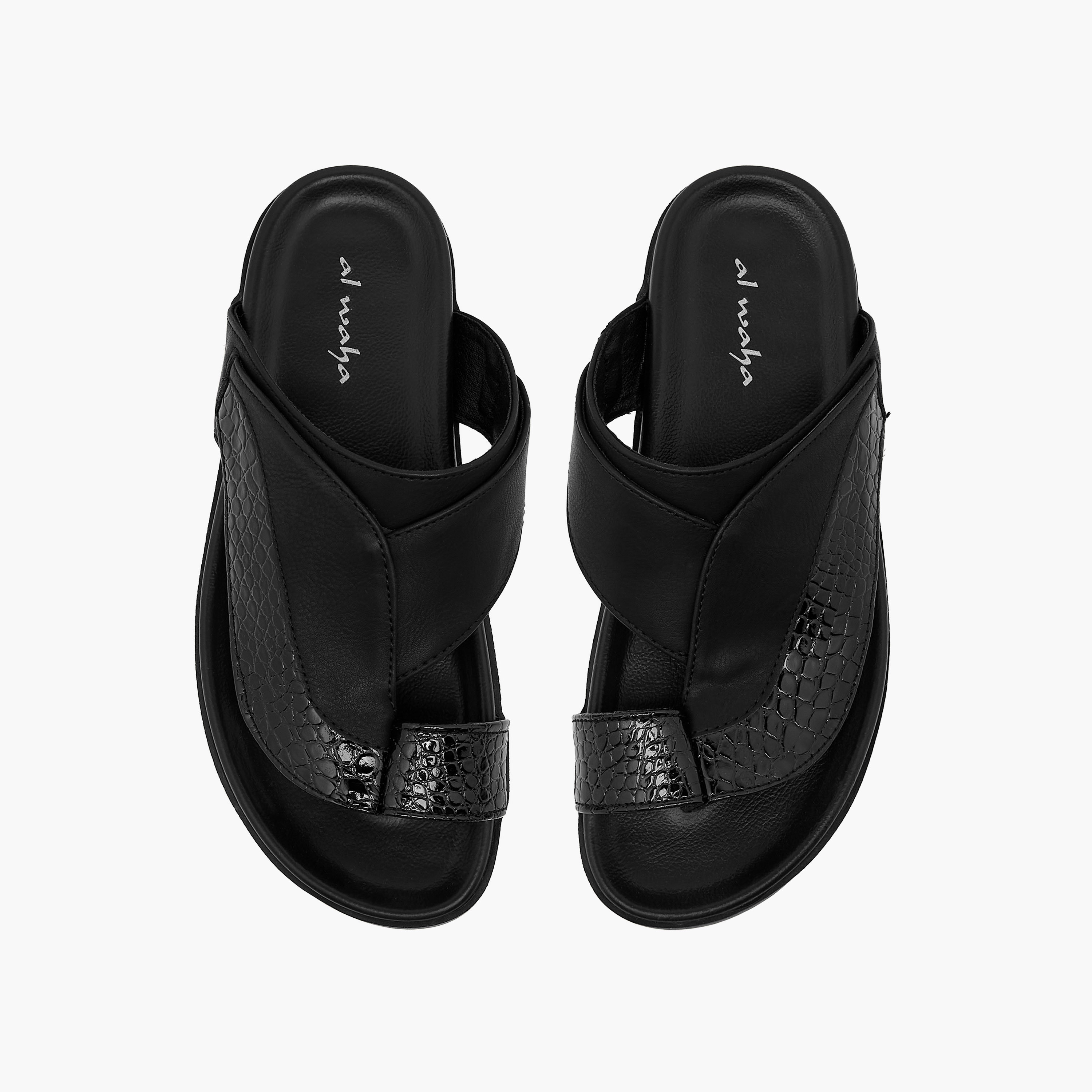 Al Waha Boys Toe Loop Detail Arabic Sandals-boys-shoes-sandals-image-1