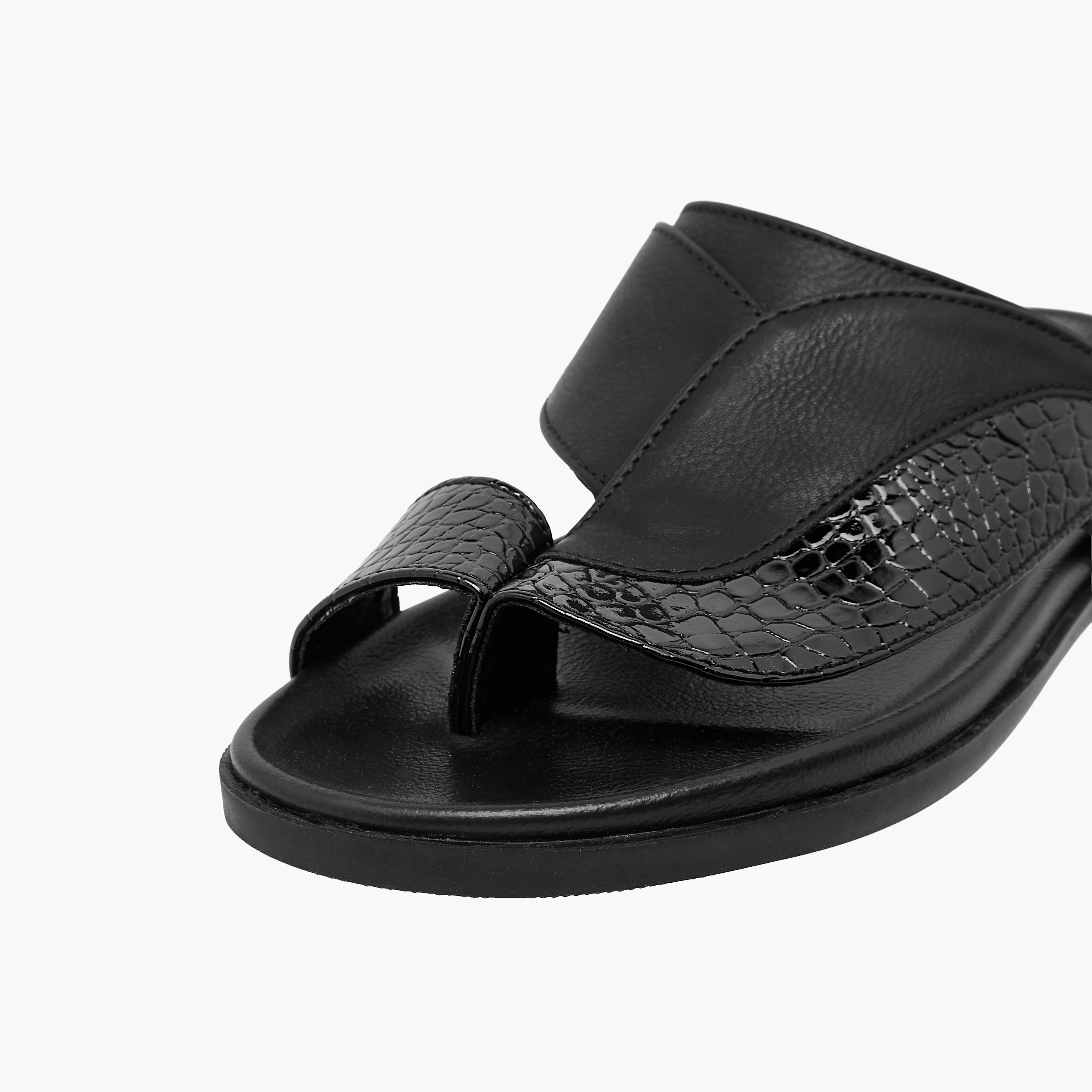 Al Waha Boys Toe Loop Detail Arabic Sandals-boys-shoes-sandals-image-4
