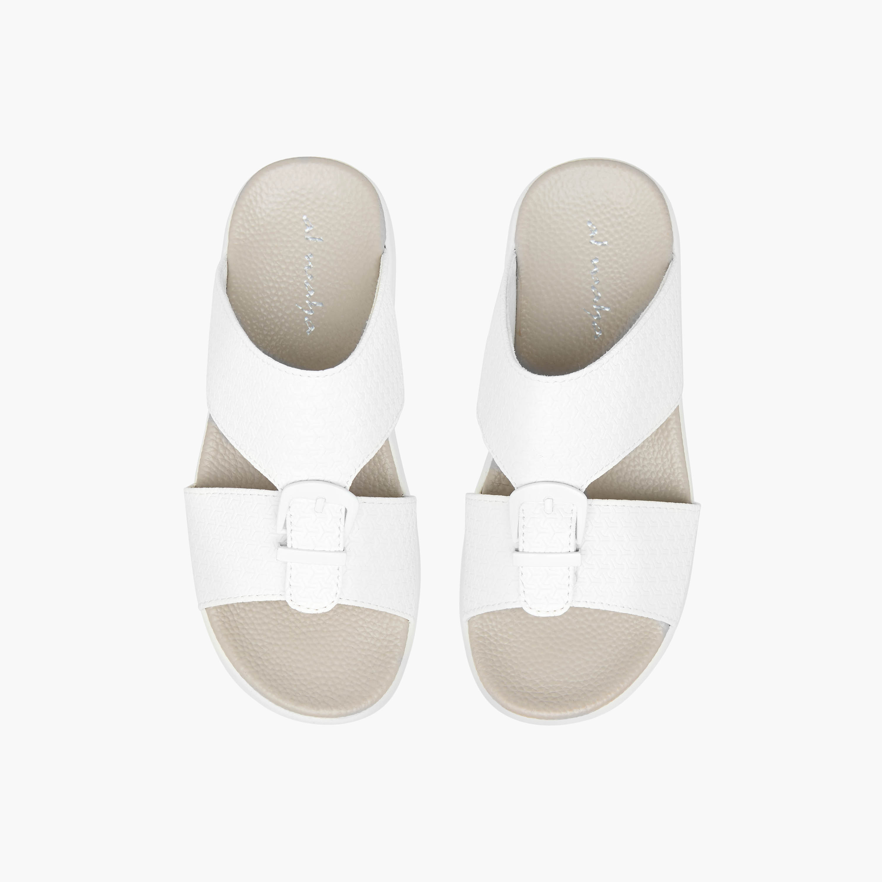 Al Waha Boys Textured Arabic Sandals-boys-shoes-sandals-image-1
