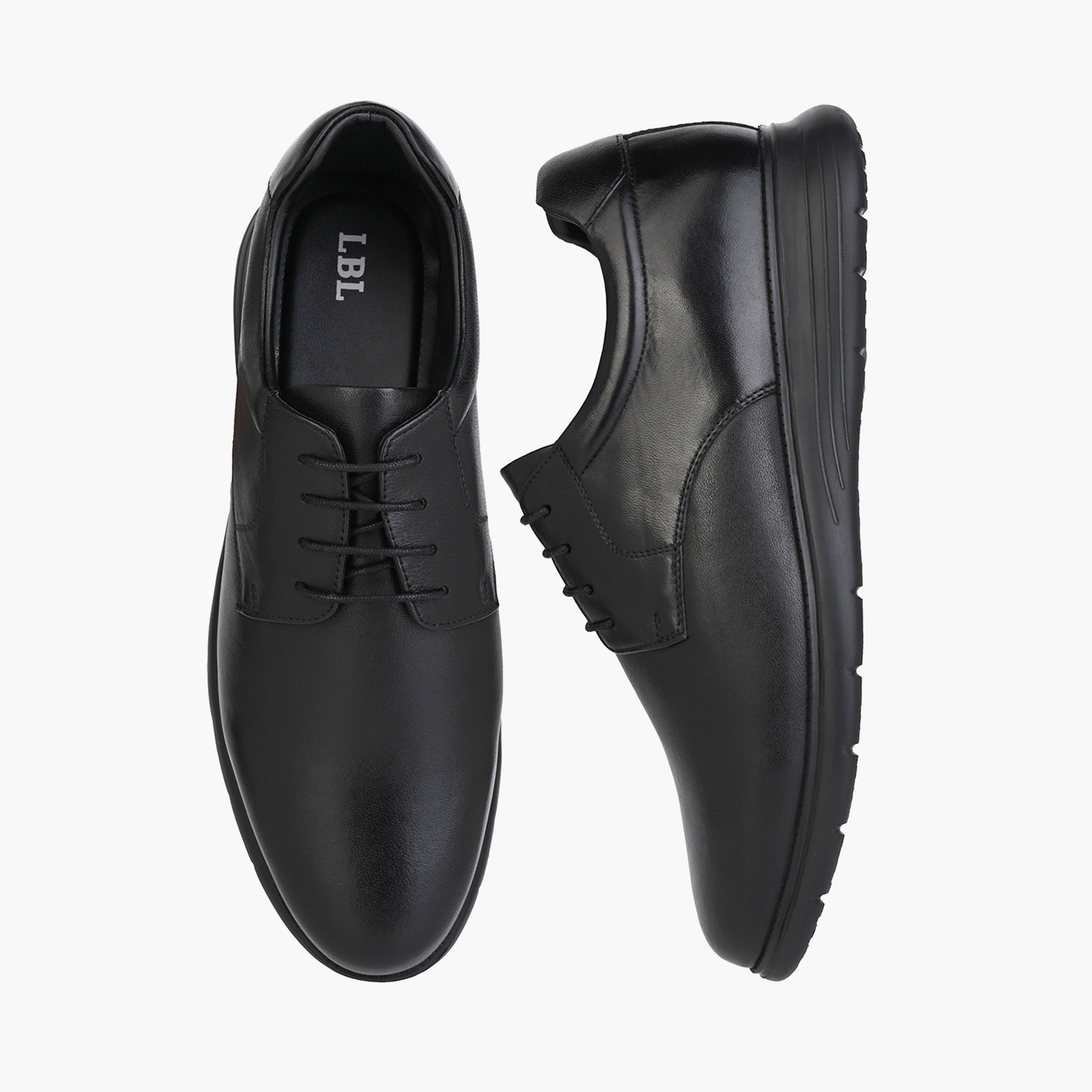 LBL by Shoexpress Men Leather Lace-Up Derby Shoes-men-shoes-formalshoes-image-1