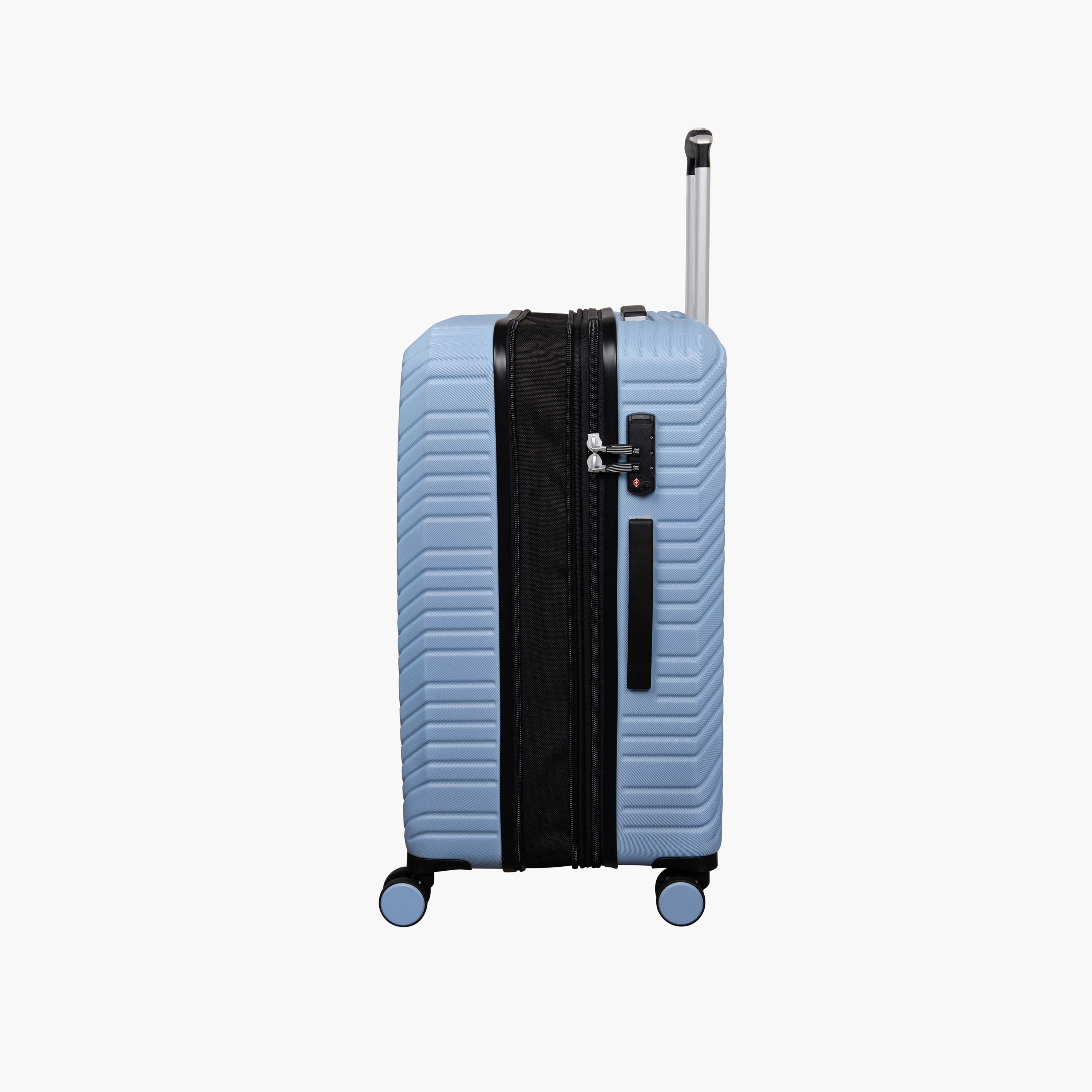 IT Textured Hardcase Luggage Trolley with Retractable Handle -20 Inches Cabin Bag-travel-luggagesandbags-luggage-image-3