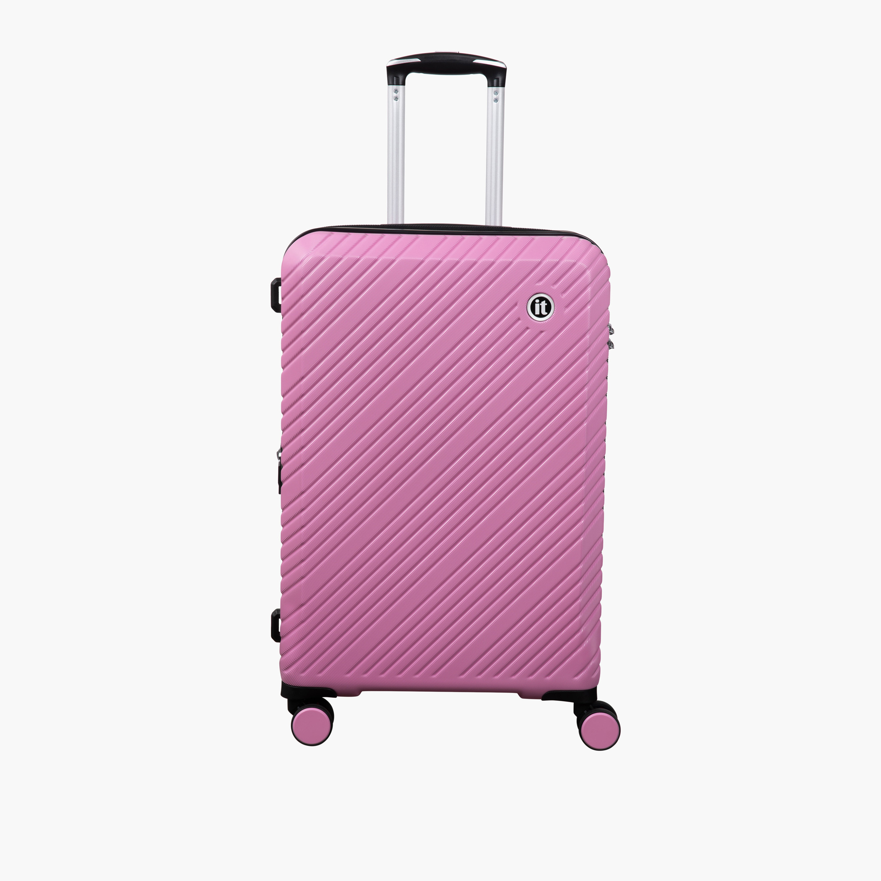 IT Textured Hardcase Luggage Trolley with Retractable Handle -20 Inches Cabin Bag-travel-luggagesandbags-luggage-image-1