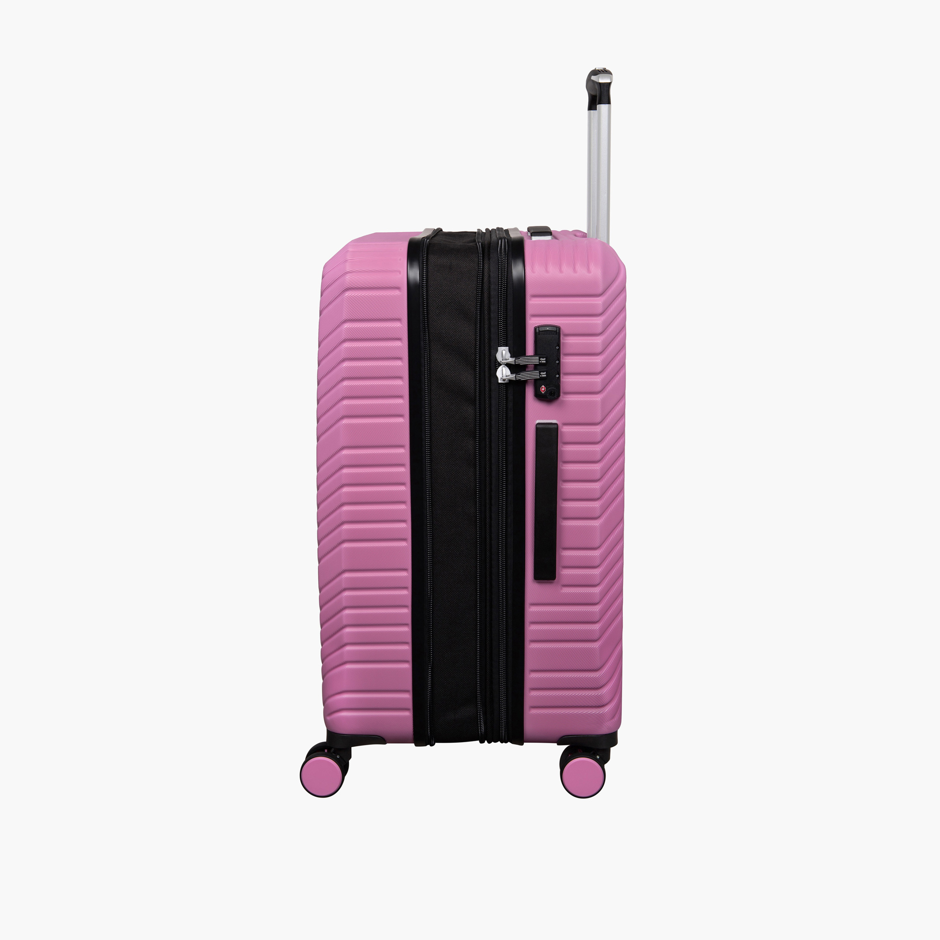 IT Textured Hardcase Luggage Trolley with Retractable Handle -20 Inches Cabin Bag-travel-luggagesandbags-luggage-image-4