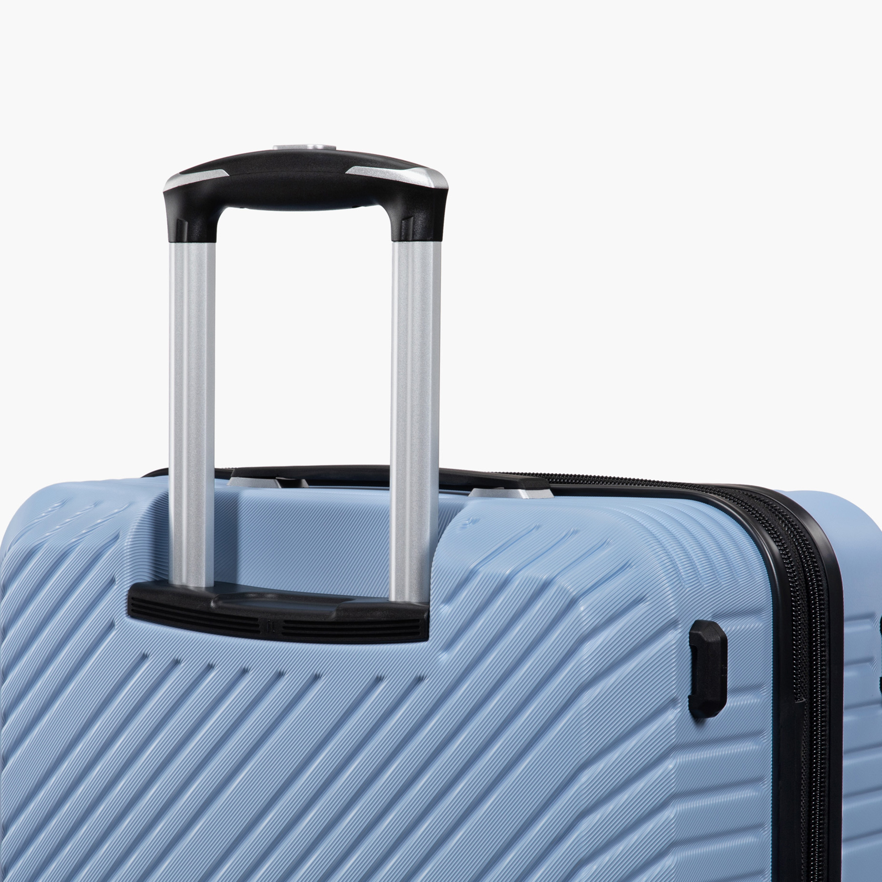 IT Textured Hardcase Luggage Trolley with Retractable Handle - 24 Inches Check-in Bag-travel-luggagesandbags-luggage-image-4