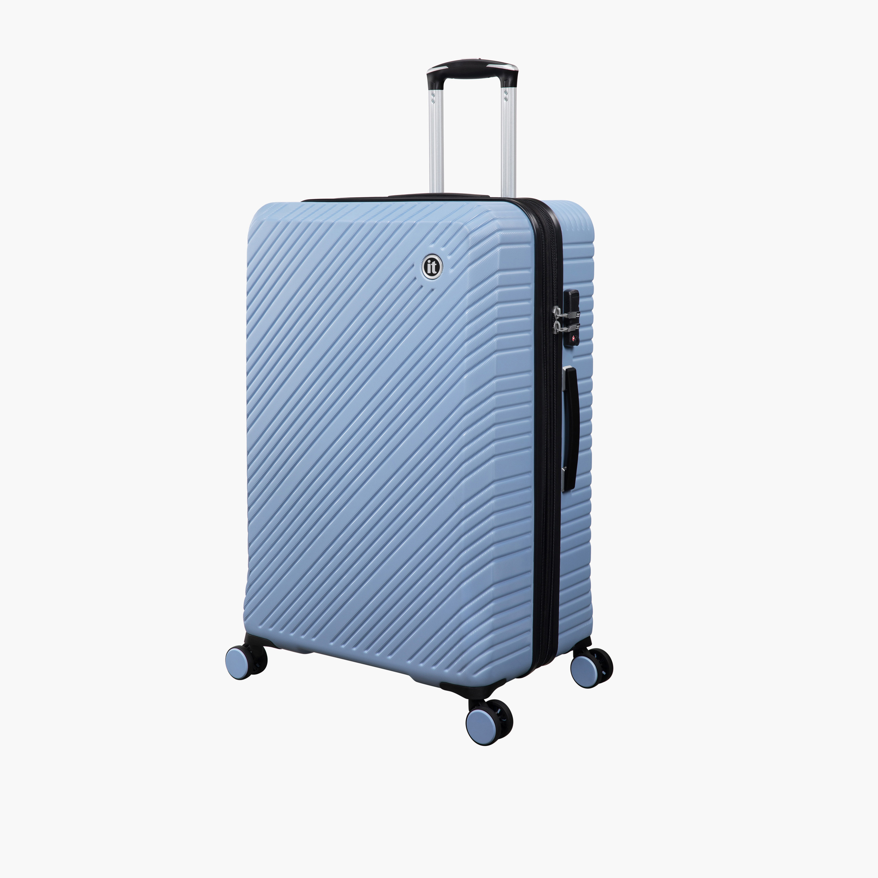 IT Textured Hardcase Trolley Bag with Retractable Handle - 28 Inches Check-in Bag-travel-luggagesandbags-luggage-image-2