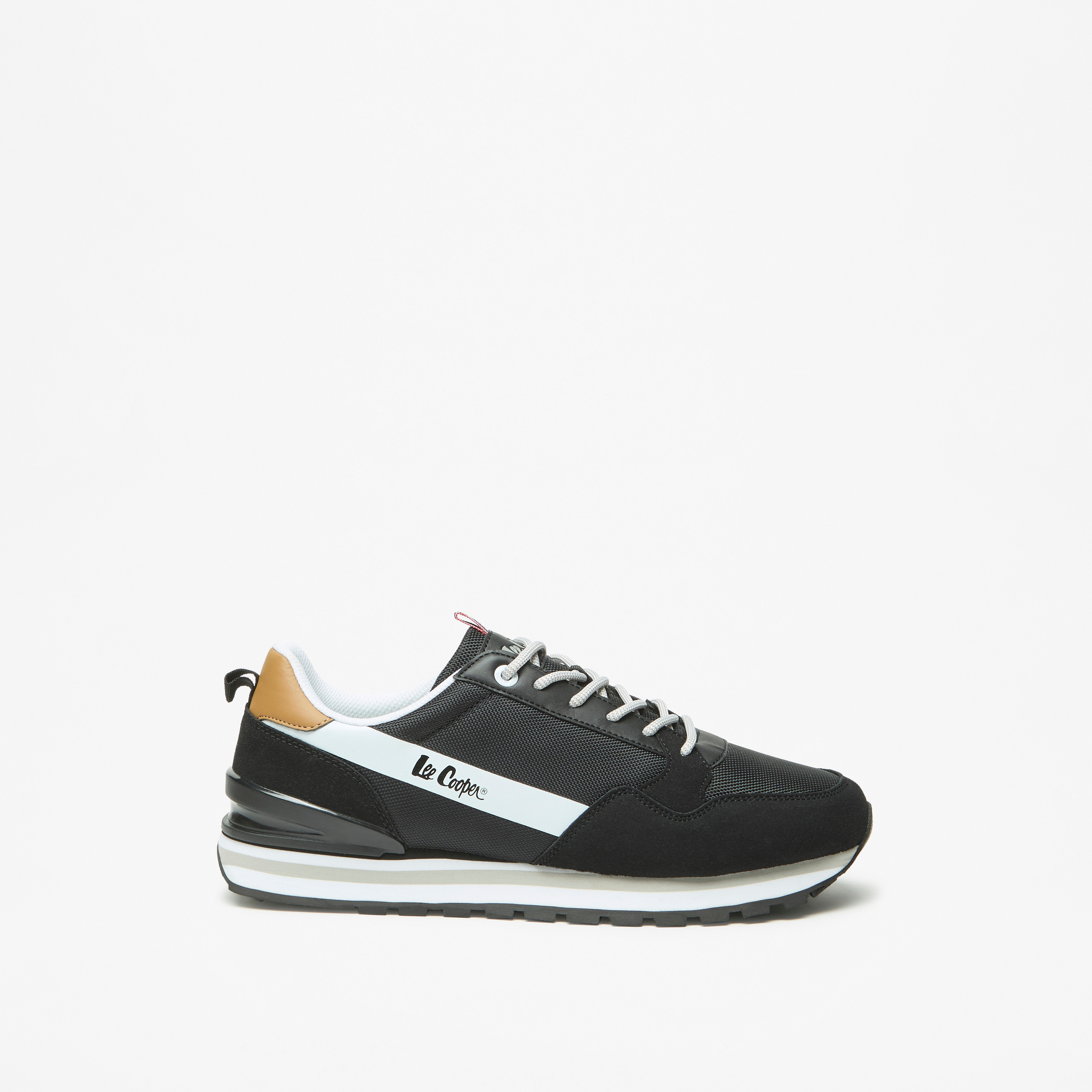 حذاء سنيكرز بارز الملمس برباط إغلاق للرجال من لي كوبر-men-shoes-sneakers-image-3