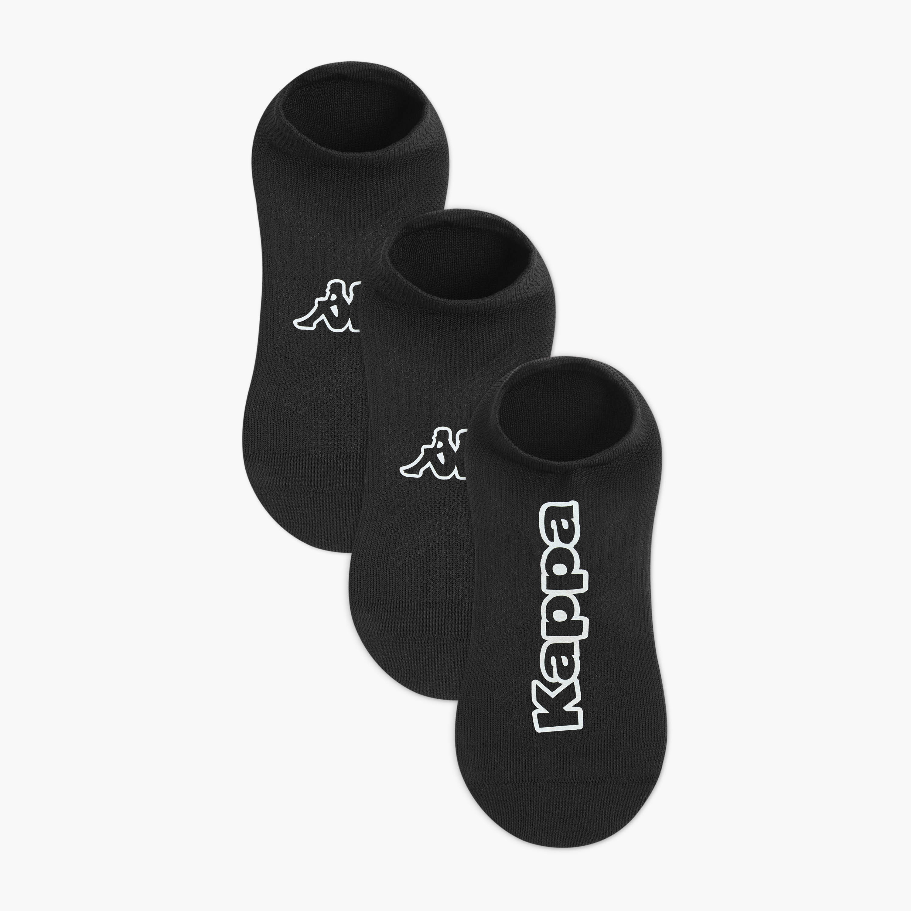 Kappa Logo Print Trainer Socks - Set of 3-women-socksandstockings-image-8