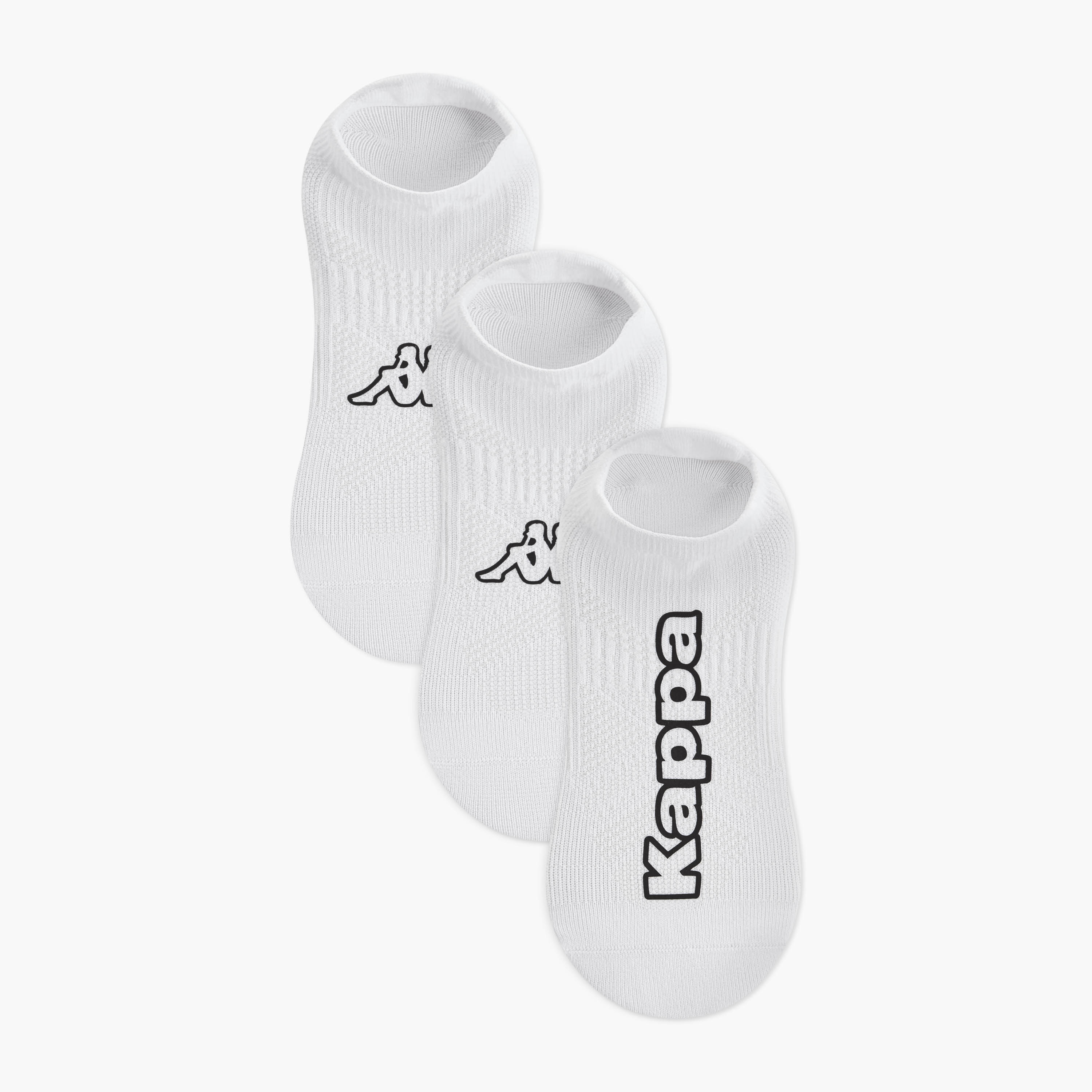 طقم جوارب تدريب دون تيري 3 أزواج بطبعات الشعار من كابا-men-socks-image-1